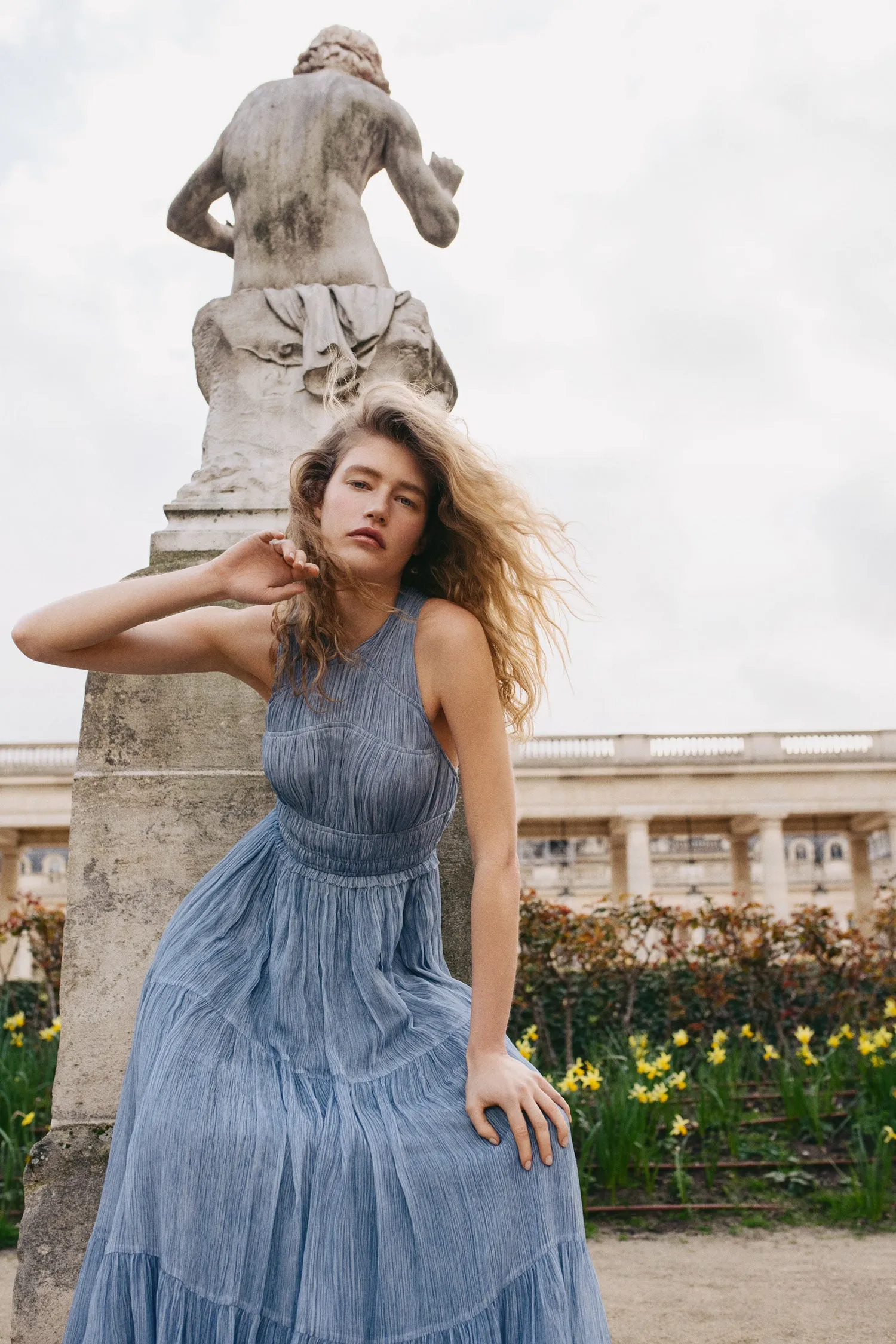 Freesia Gown - Slate easy elegance