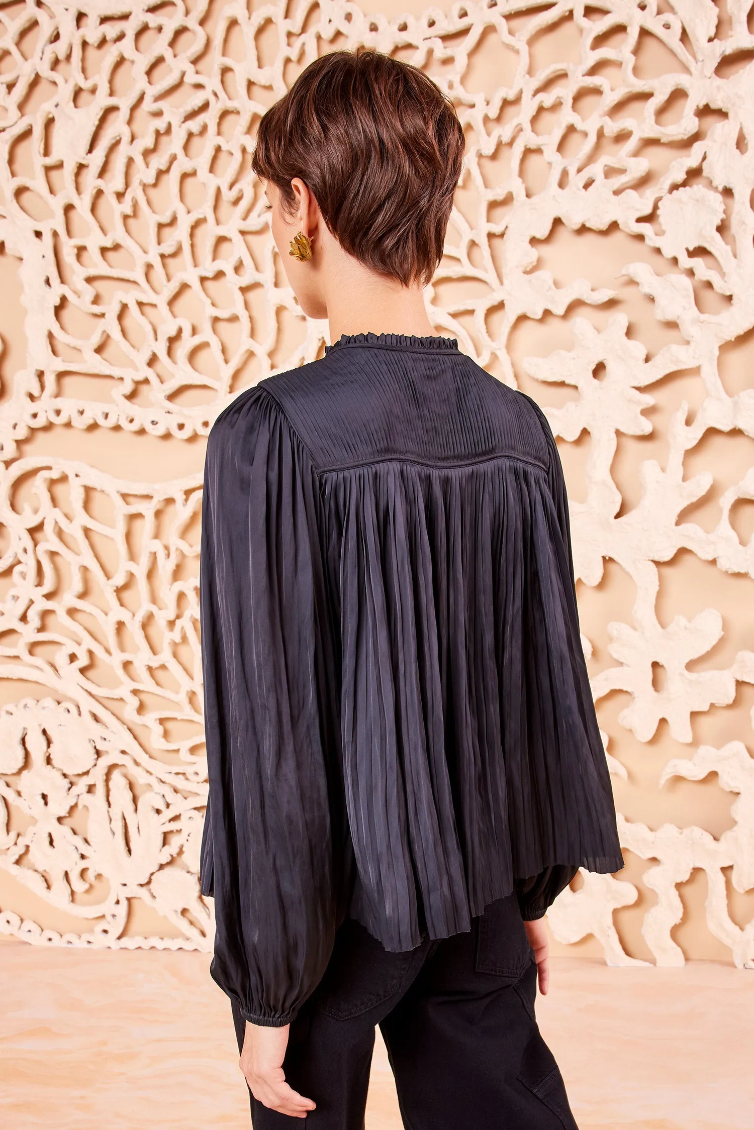 Freja Blouse - Noir skate cool