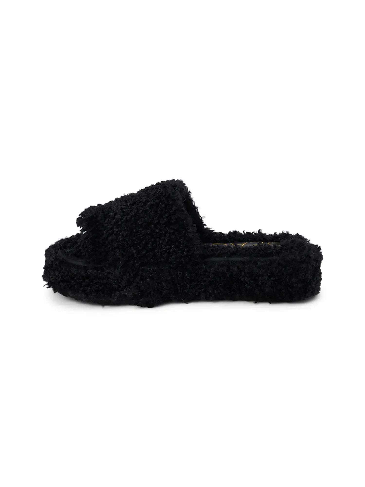 Frost Lounge Sandal in Black polish vibe