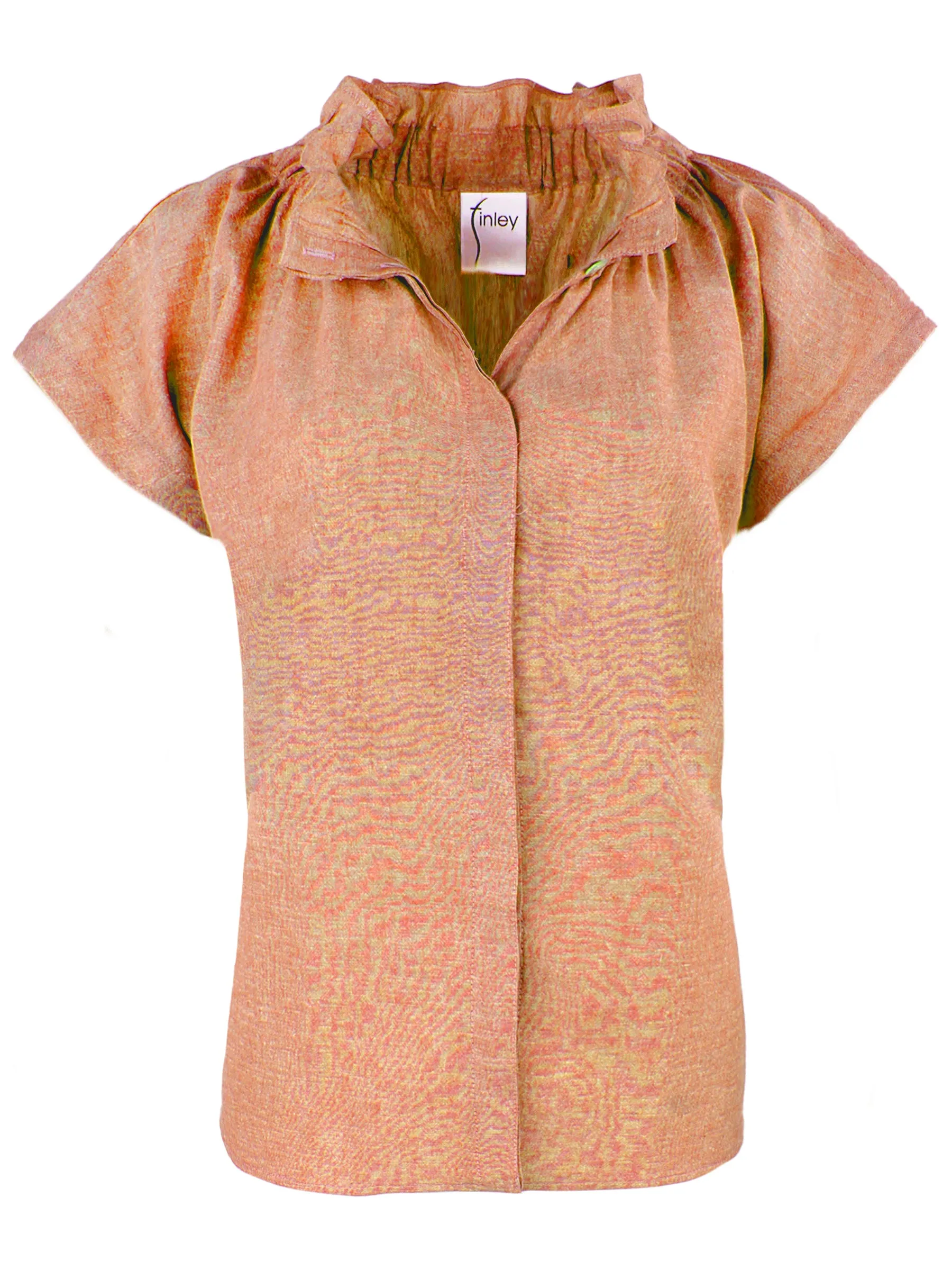 GAMEDAY! Jenny Top Rust Orange Hemp/Cotton Blend warmth seal