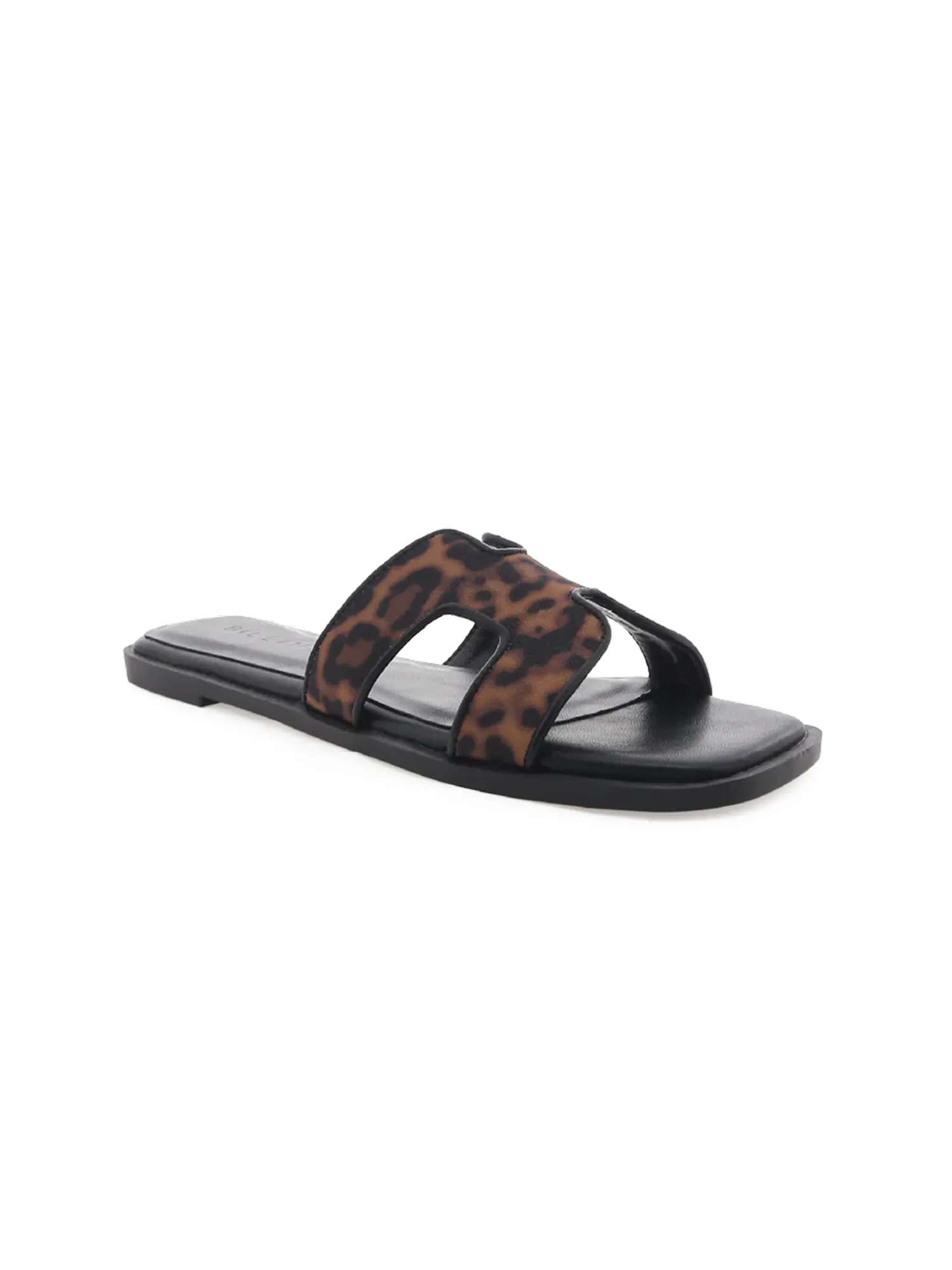Gordy Sandal in Leopard wide feet