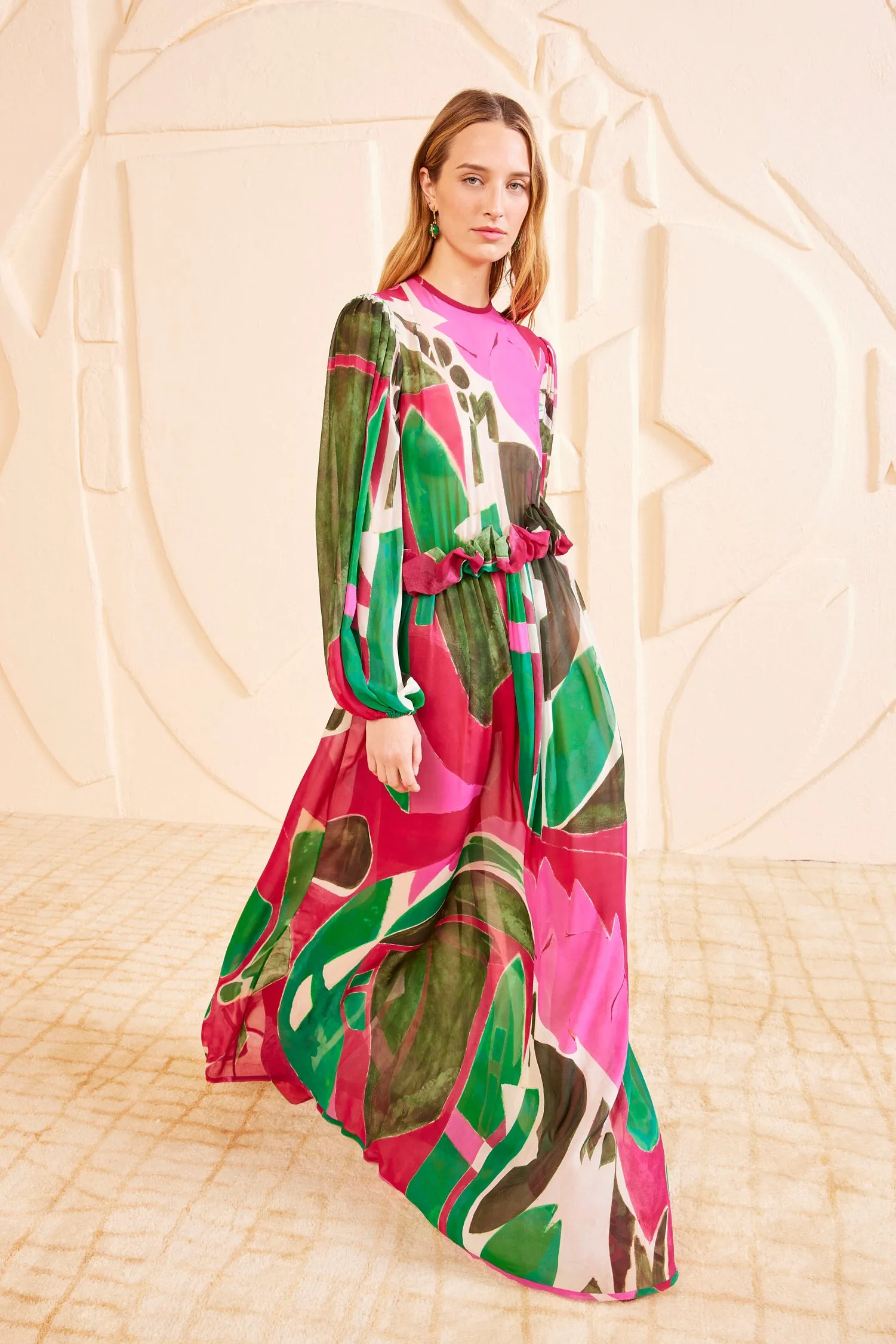 Gracelyn Dress - Palingenesis floral swing