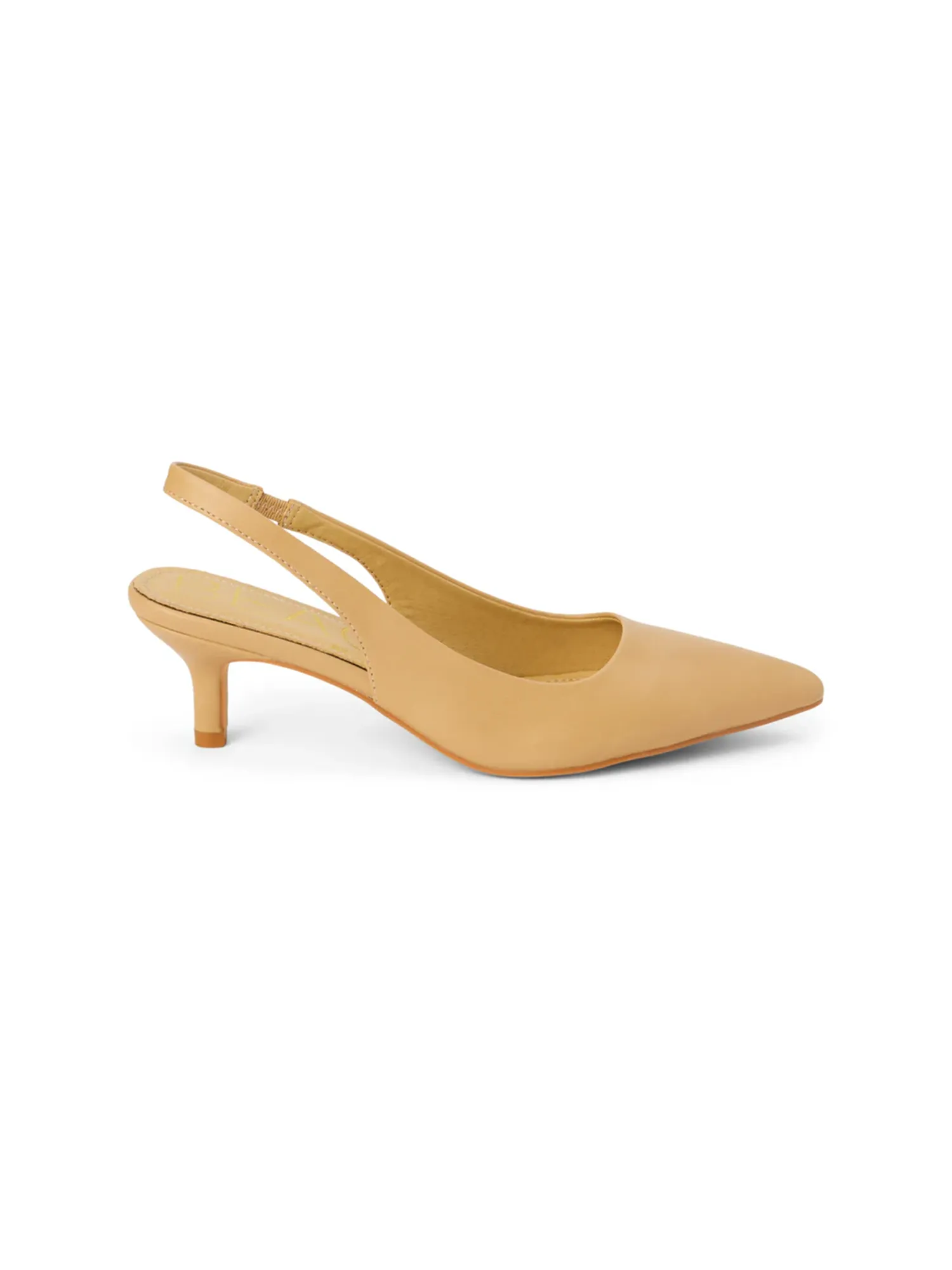 Grazia Slingback Heel in Natural pose ready
