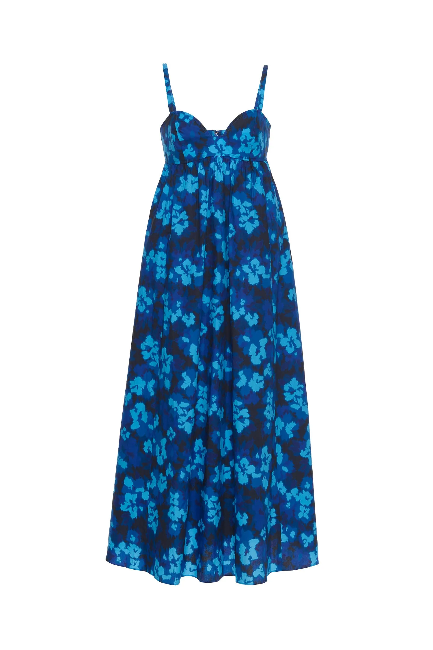 Harlan Dress - Azure silk air