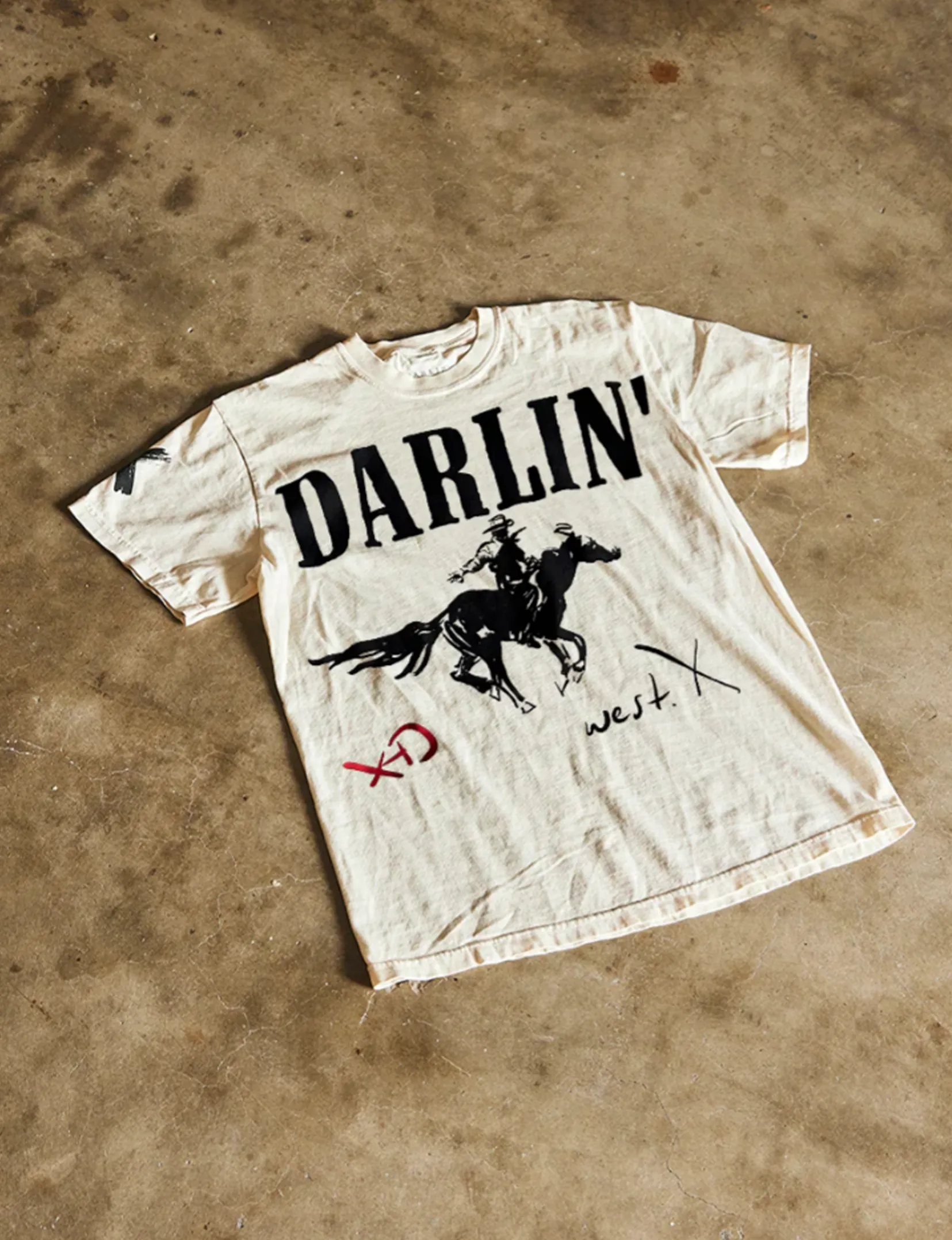 Horseman Tee, Ivory street zone