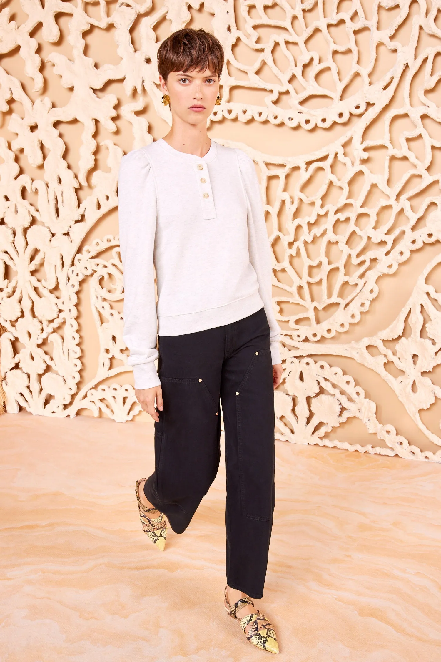 Hudson Top - Cowrie summer edge