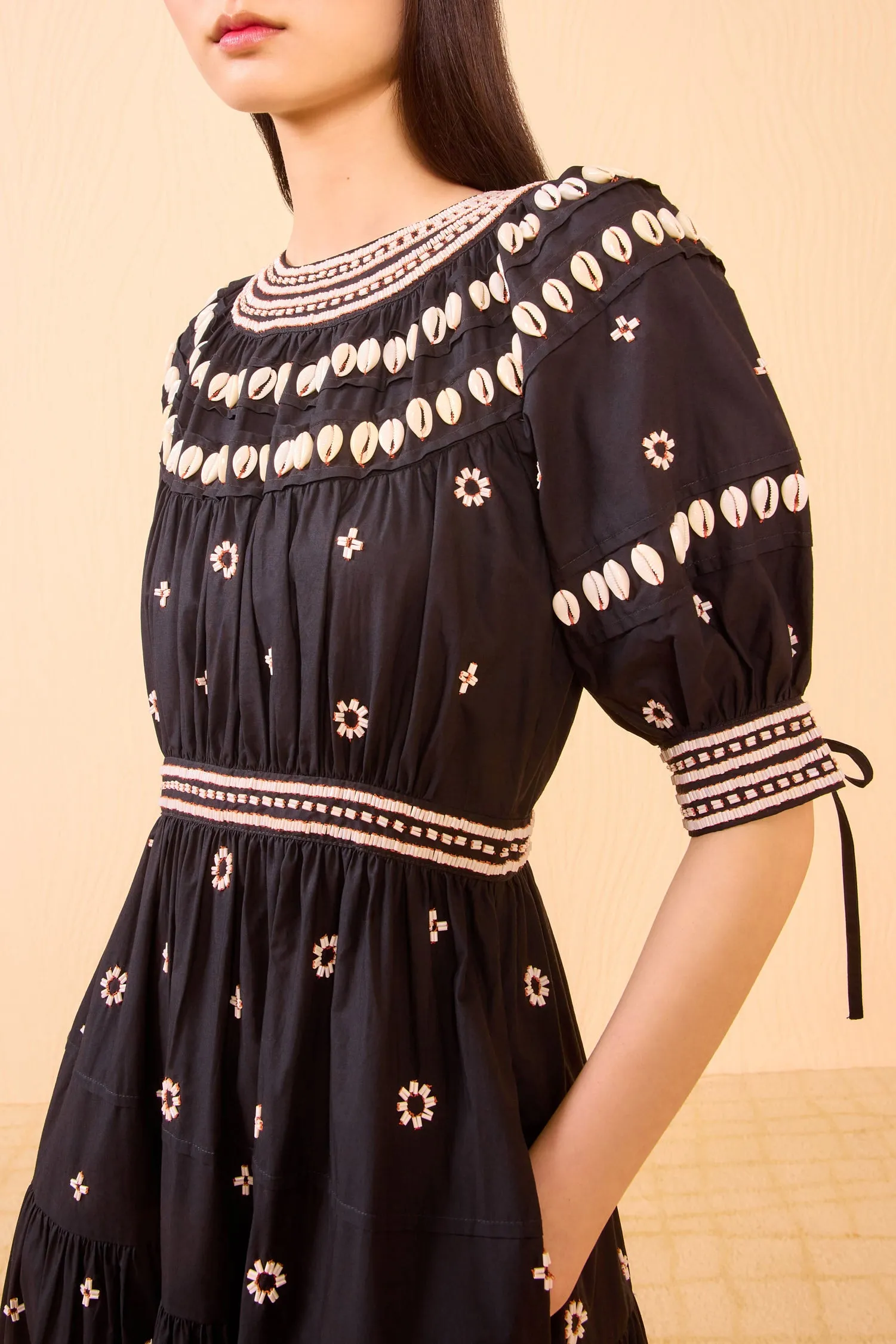 Innika Dress - Noir lace detail
