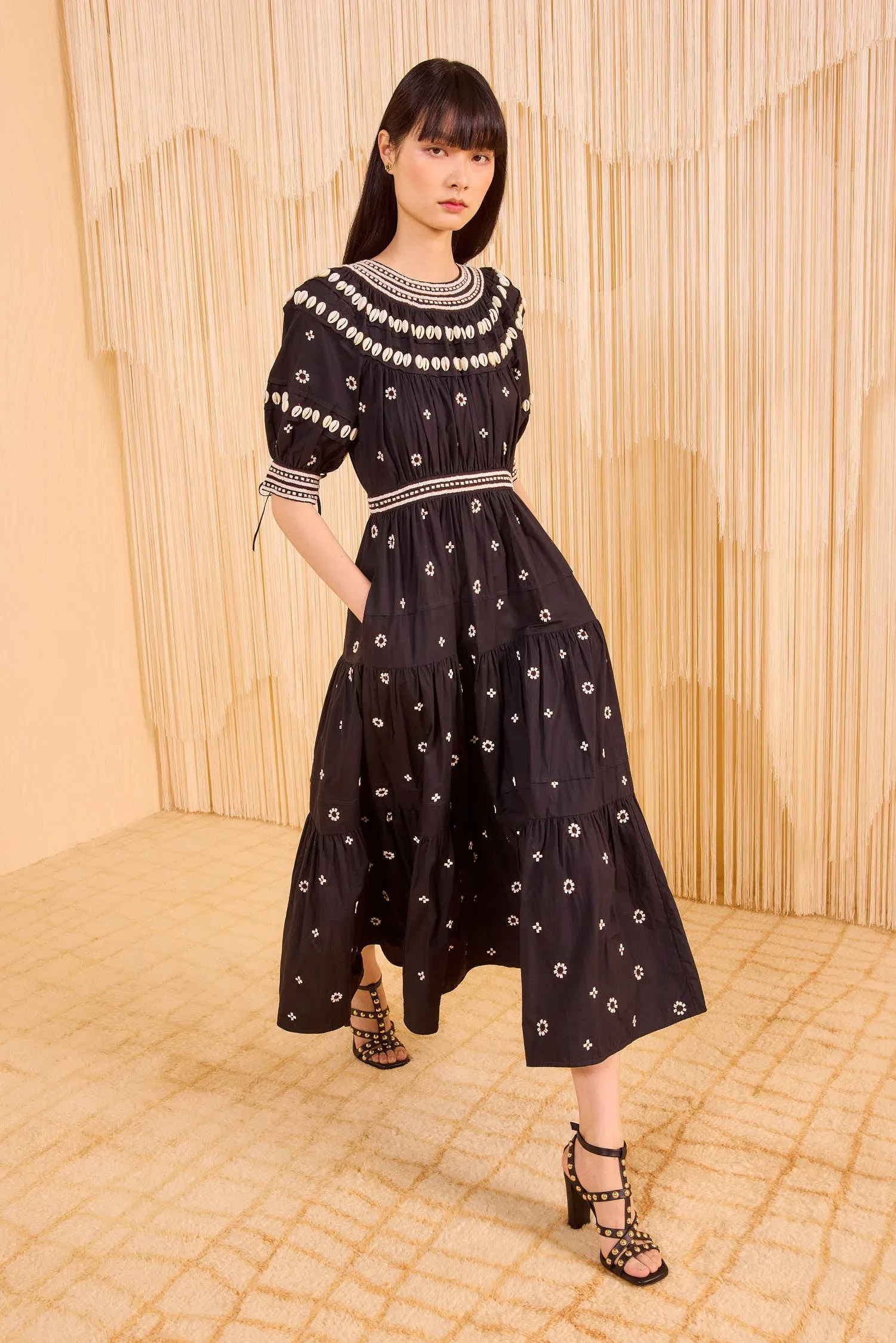 Innika Dress - Noir lace detail