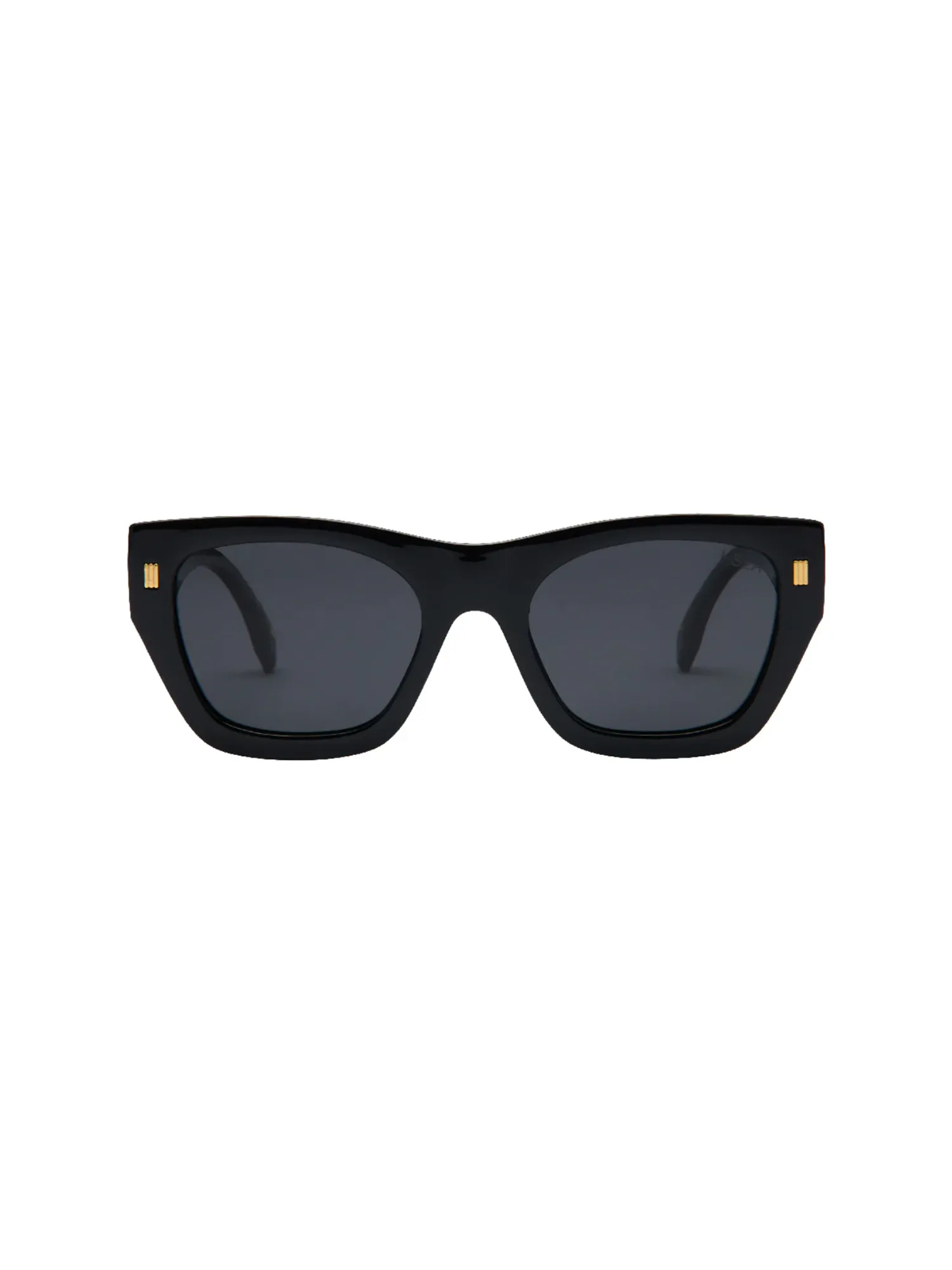 Ivy Sunnies in Black/Smoke futurist line