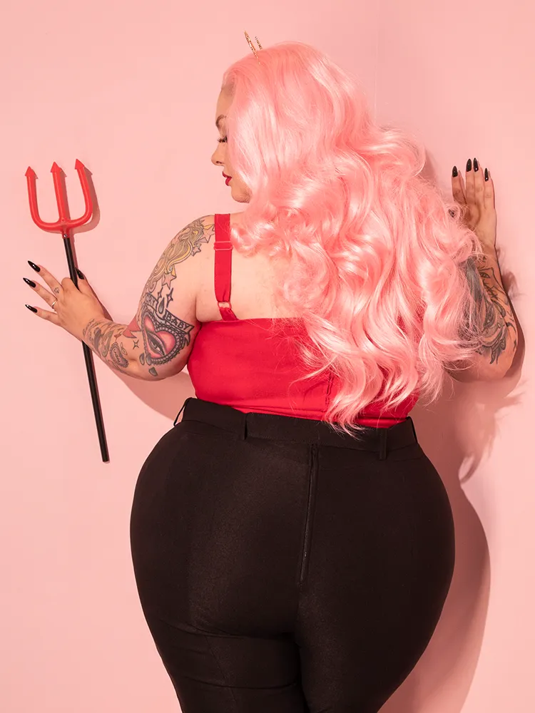 Jawbreaker Top in Red - Vixen by Micheline Pitt aura shell