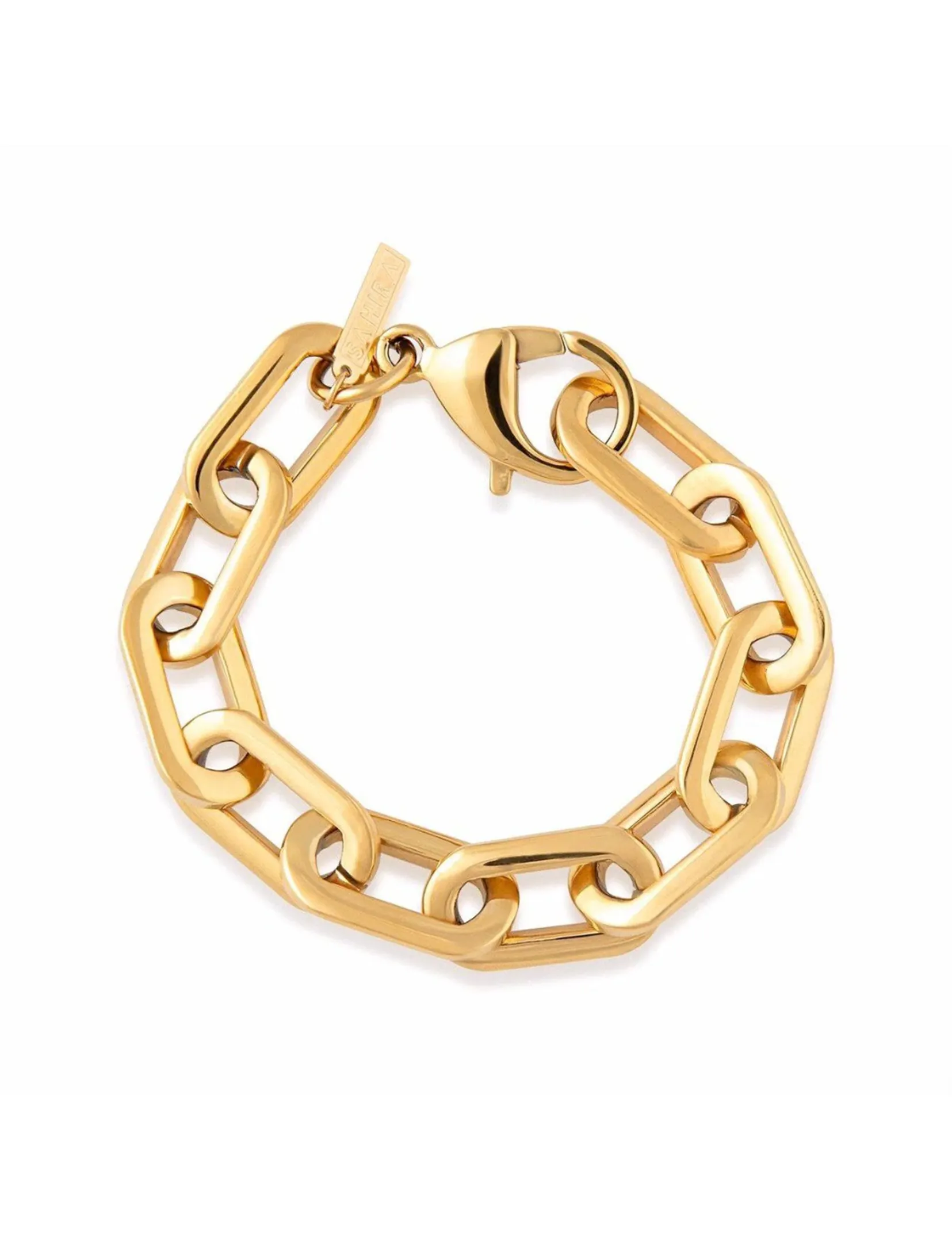 Jenna Link Bracelet, Gold he fit