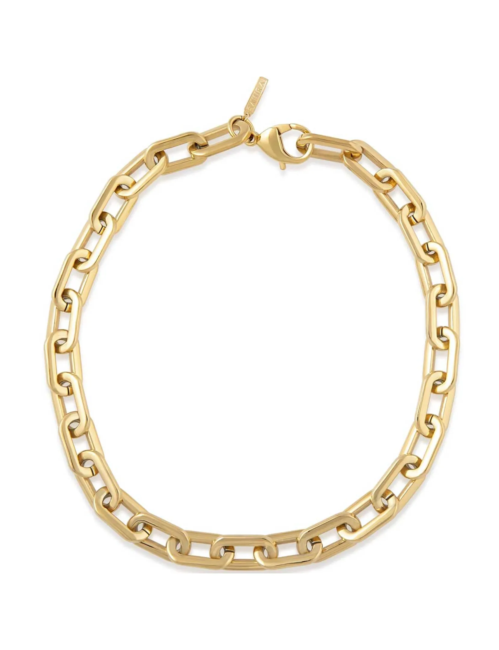 Jenna Link Necklace, Gold small sparkle