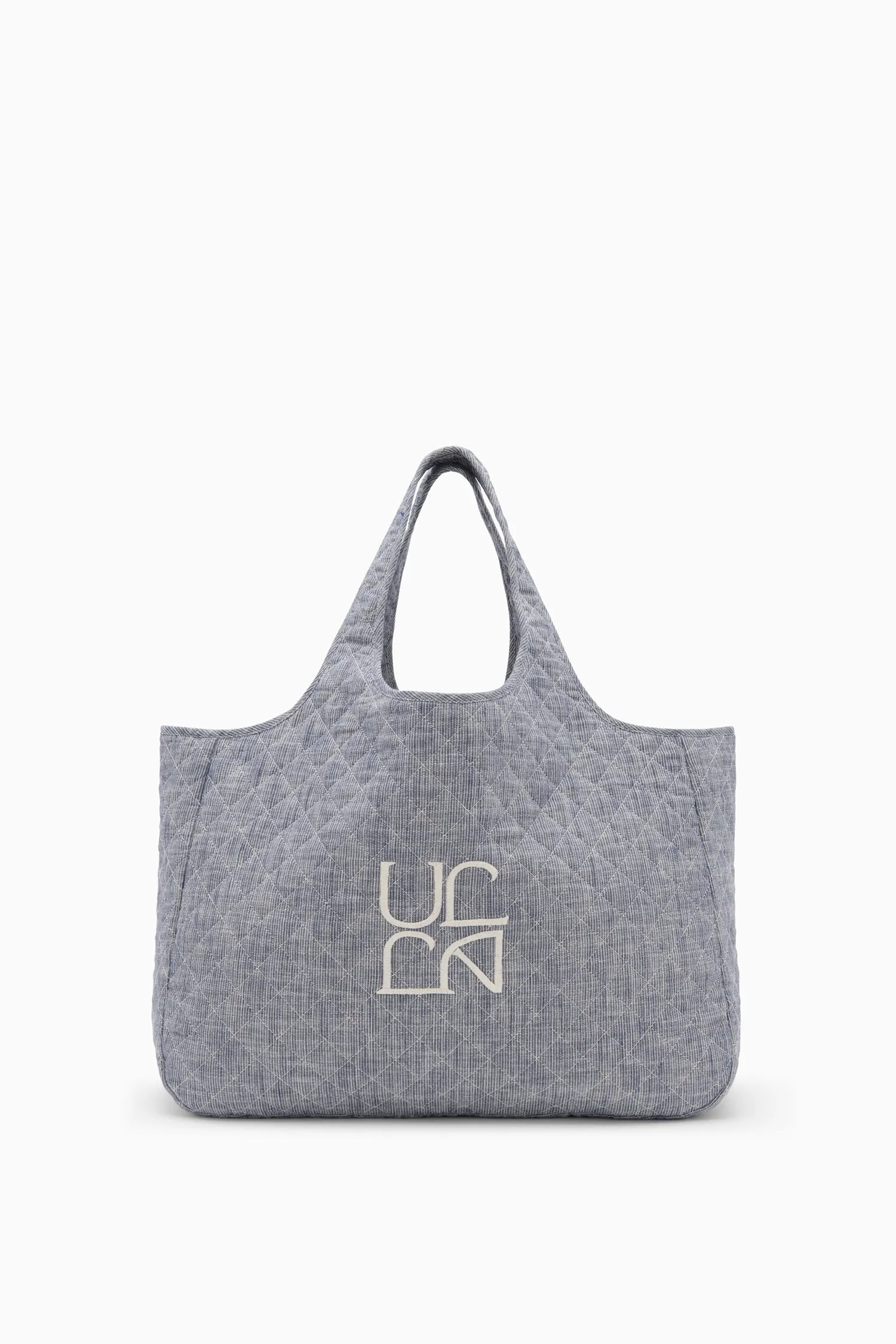 Kamari Tote - Azul Stripe coastal tone