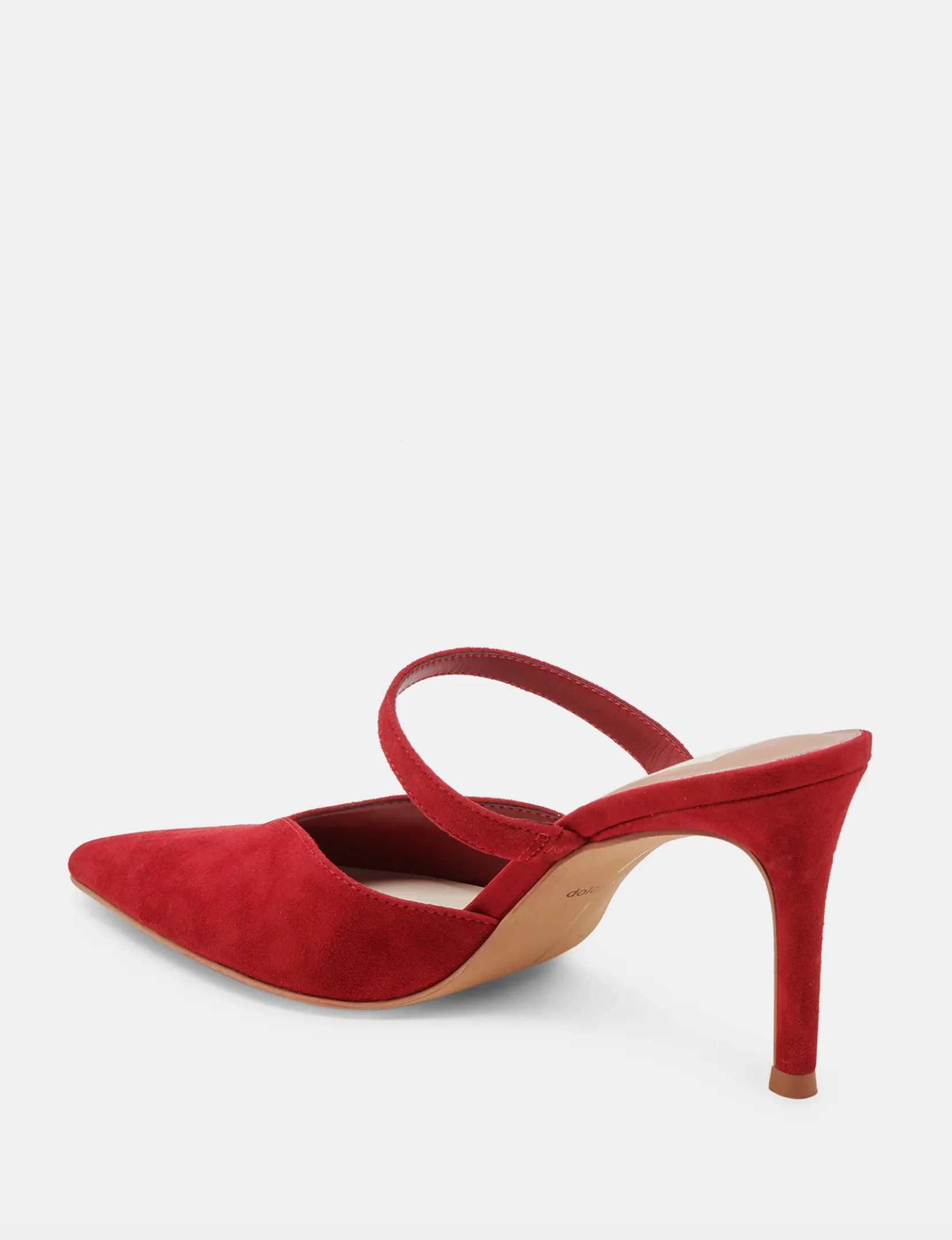 Kanika High Heel, Crimson Suede casual luxe