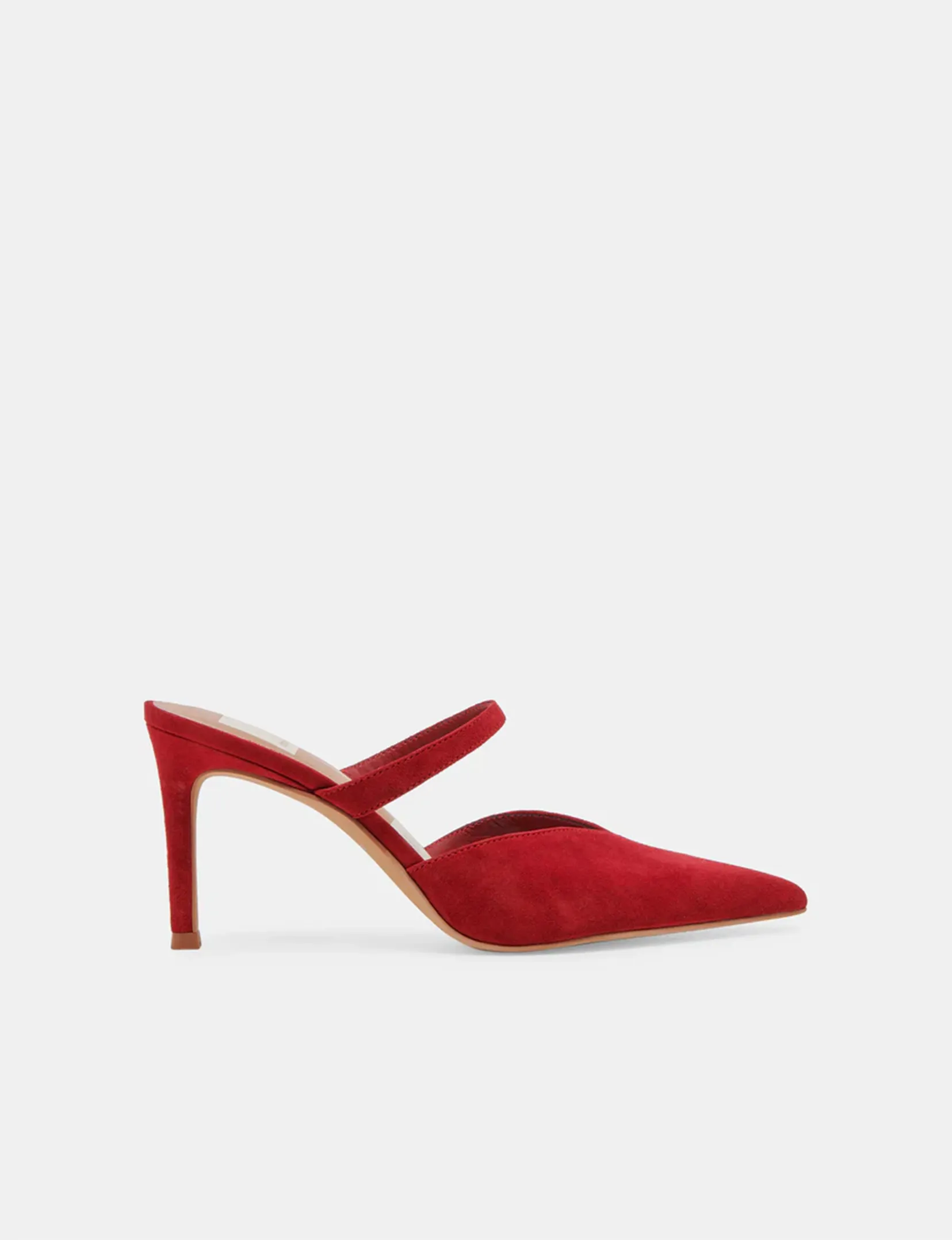 Kanika High Heel, Crimson Suede casual luxe