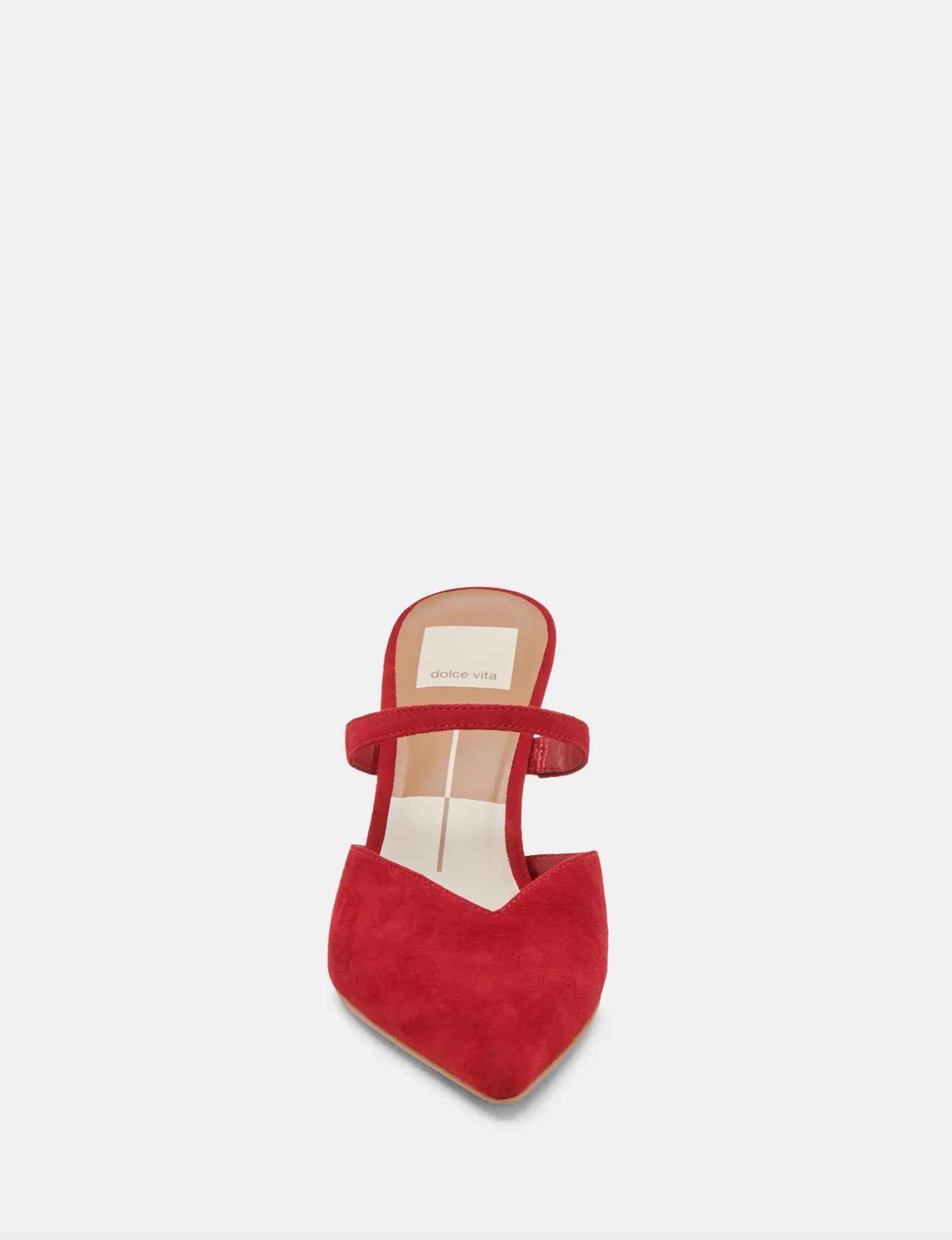 Kanika High Heel, Crimson Suede casual luxe
