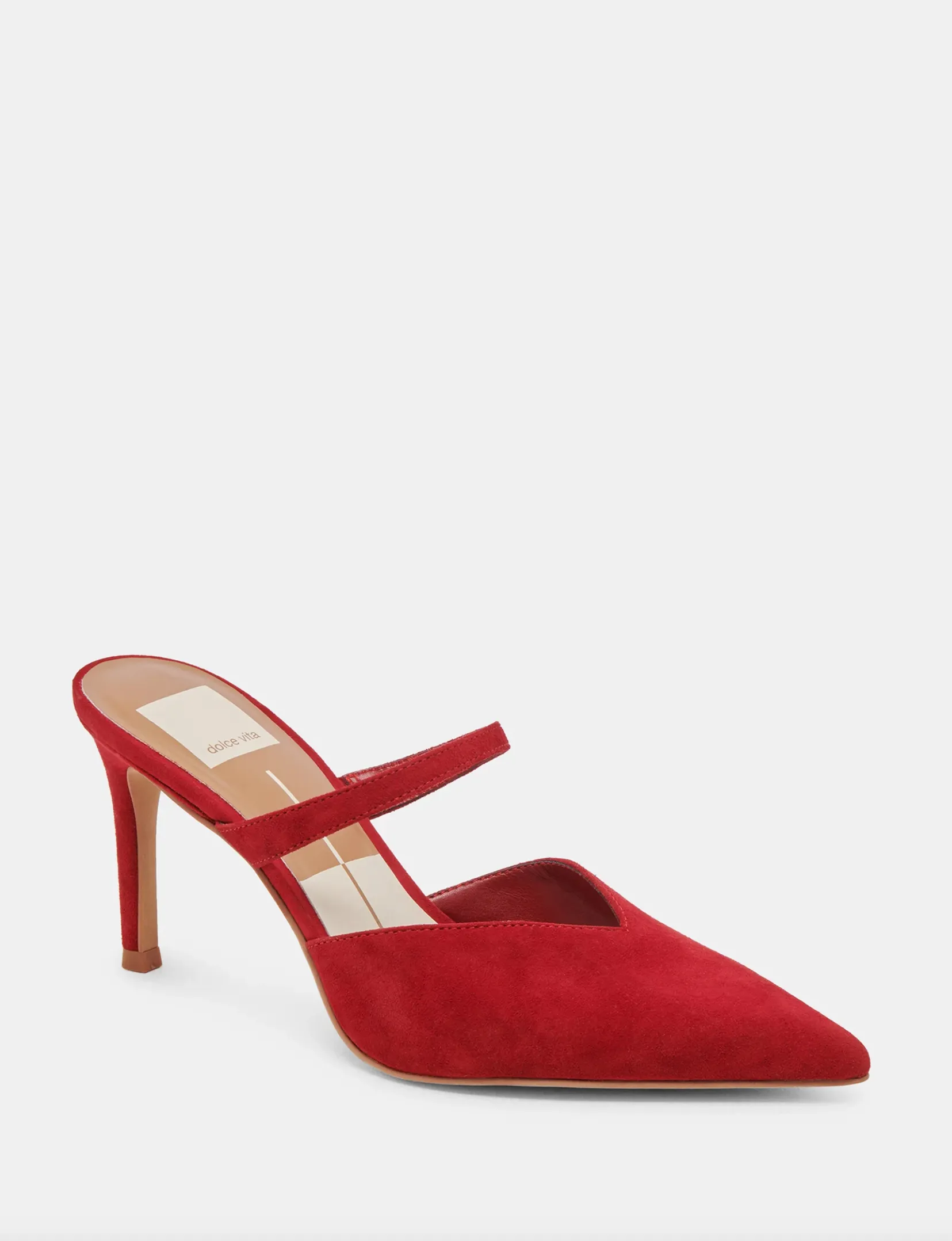Kanika High Heel, Crimson Suede casual luxe