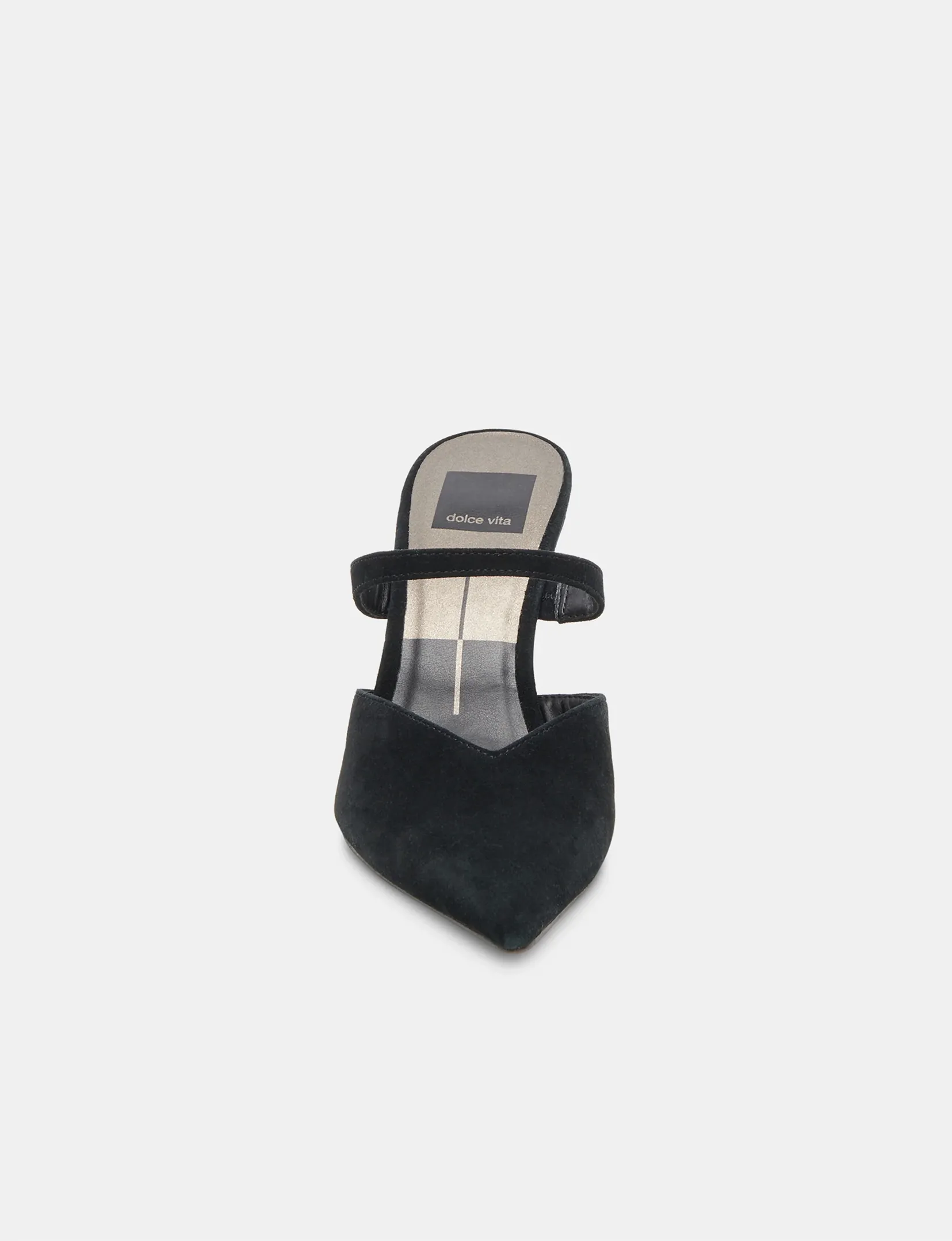 Kanika High Heels, Onyx Suede shine more