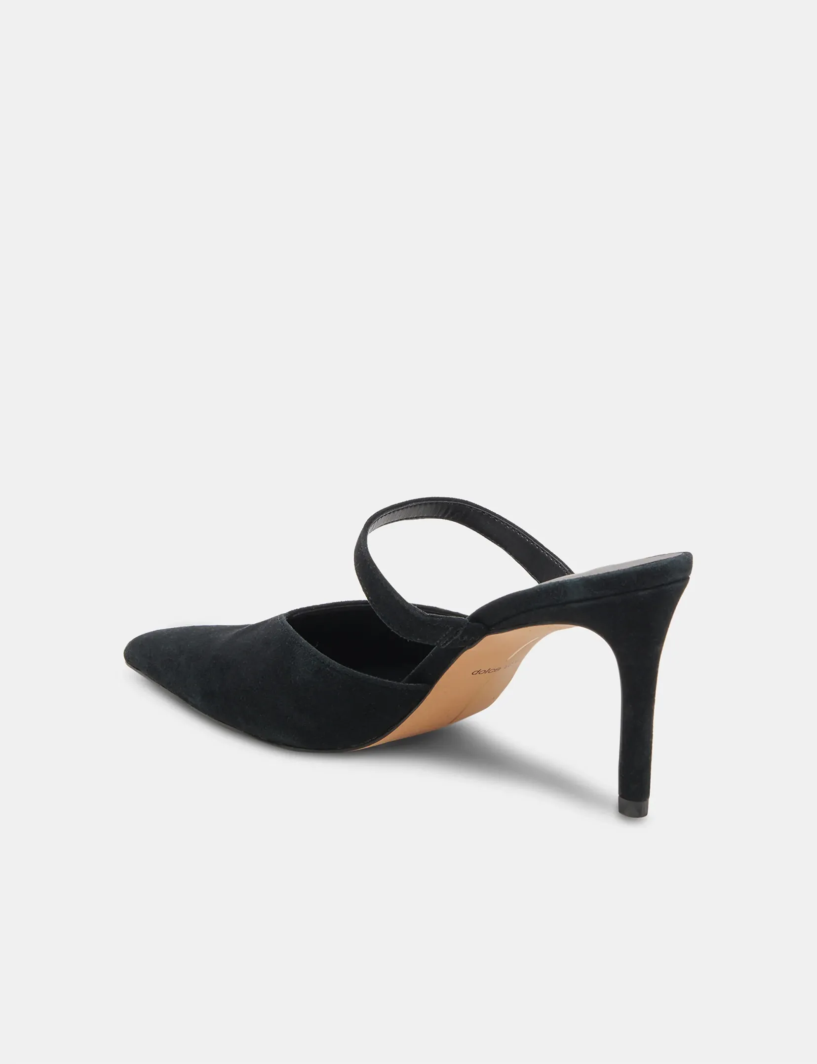 Kanika High Heels, Onyx Suede shine more