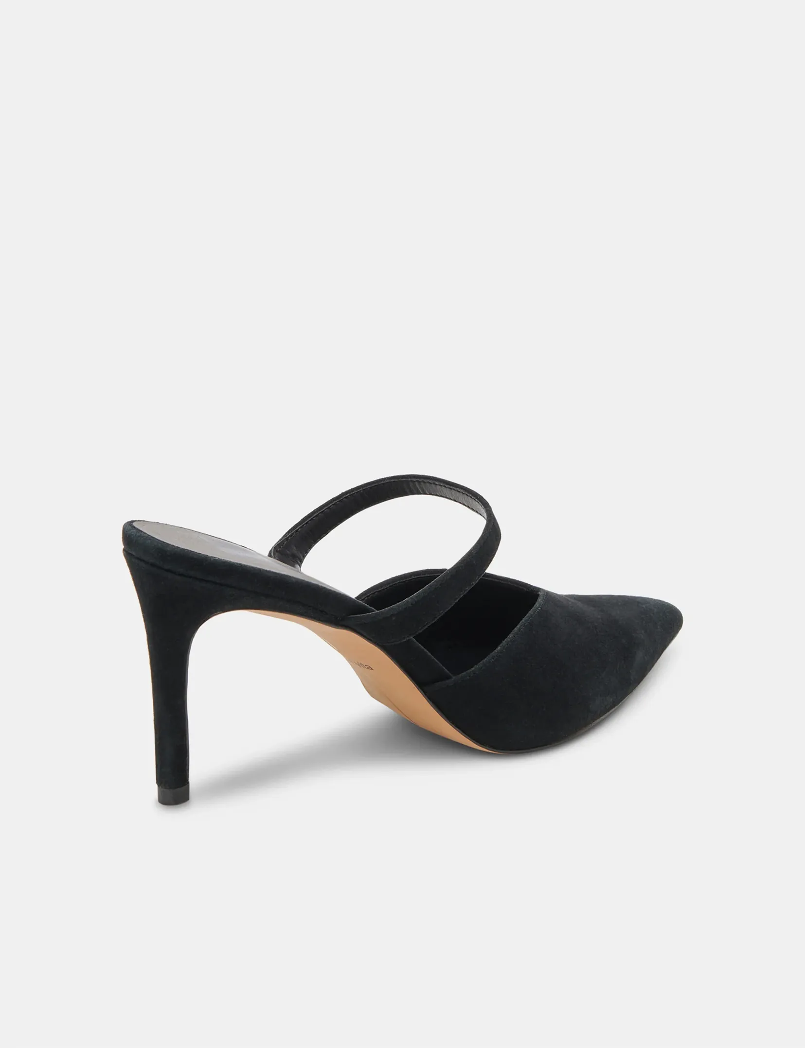 Kanika High Heels, Onyx Suede shine more