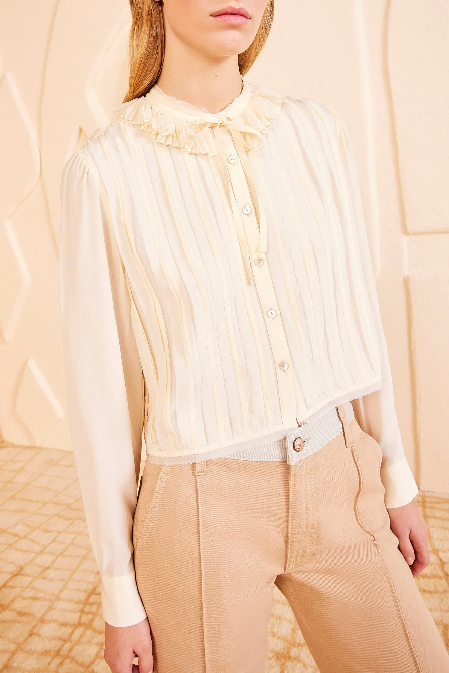 Karla Blouse - Cowrie slim core