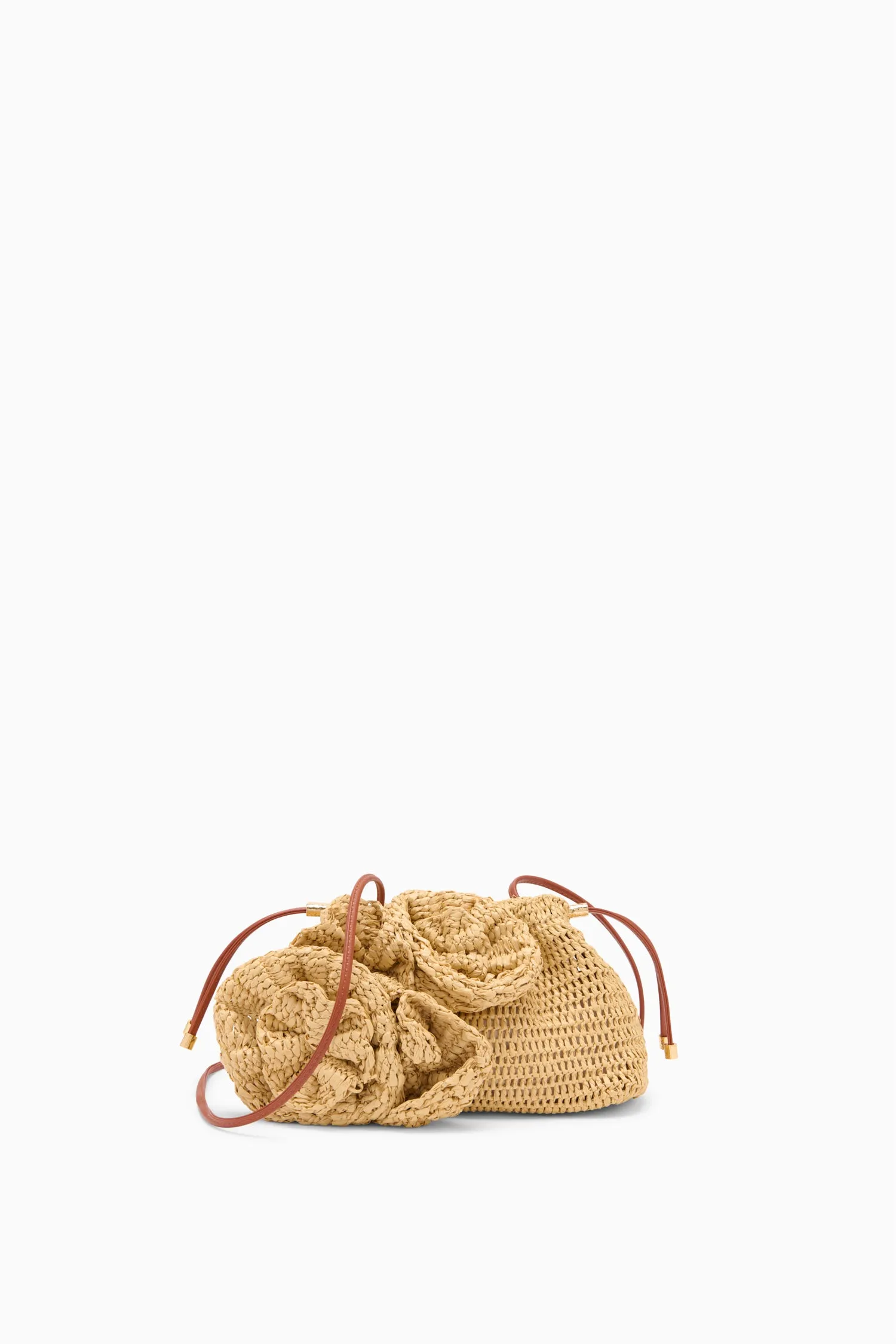 Lali Floral Clutch - Natural korean soft