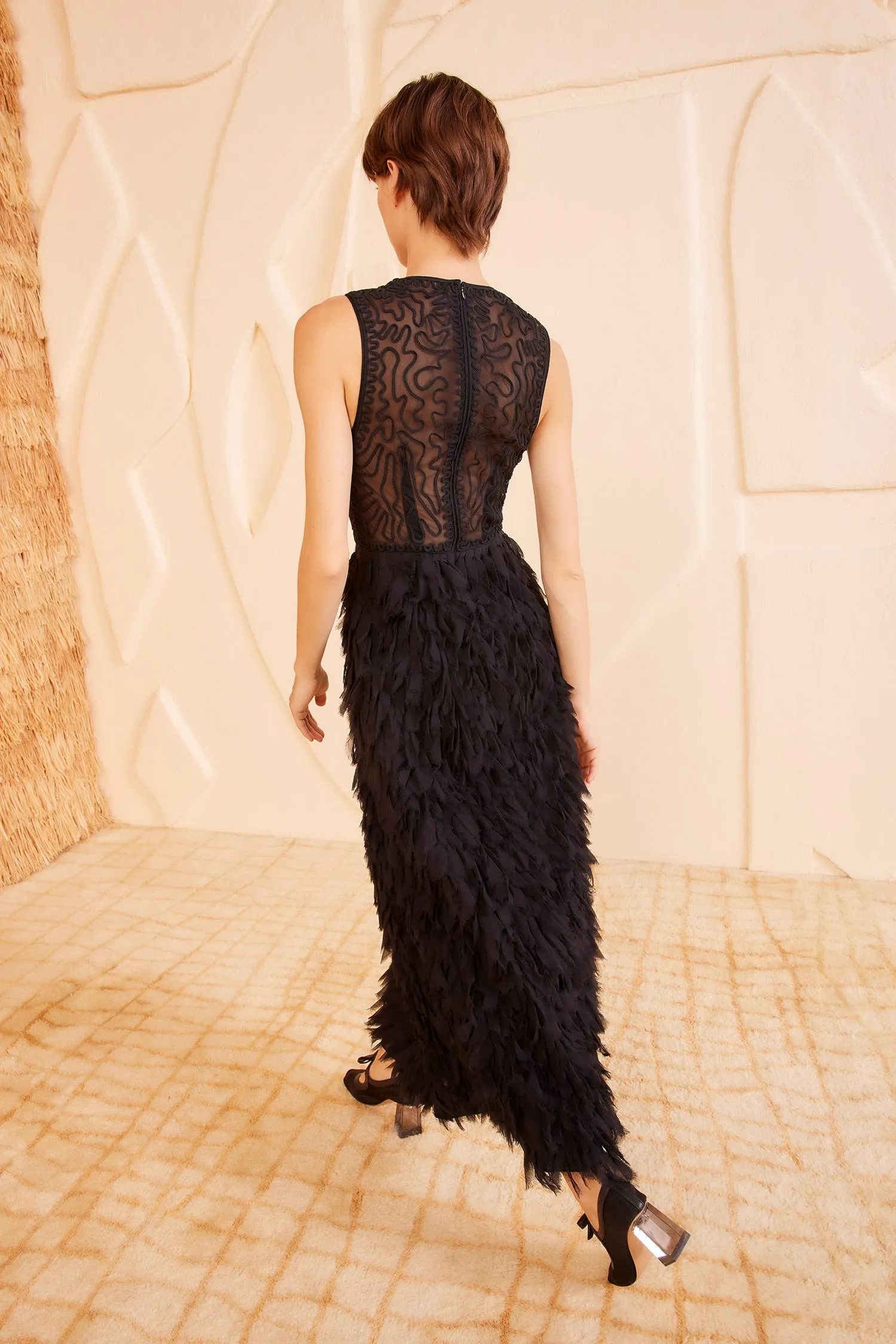 Lara Dress - Noir form fit