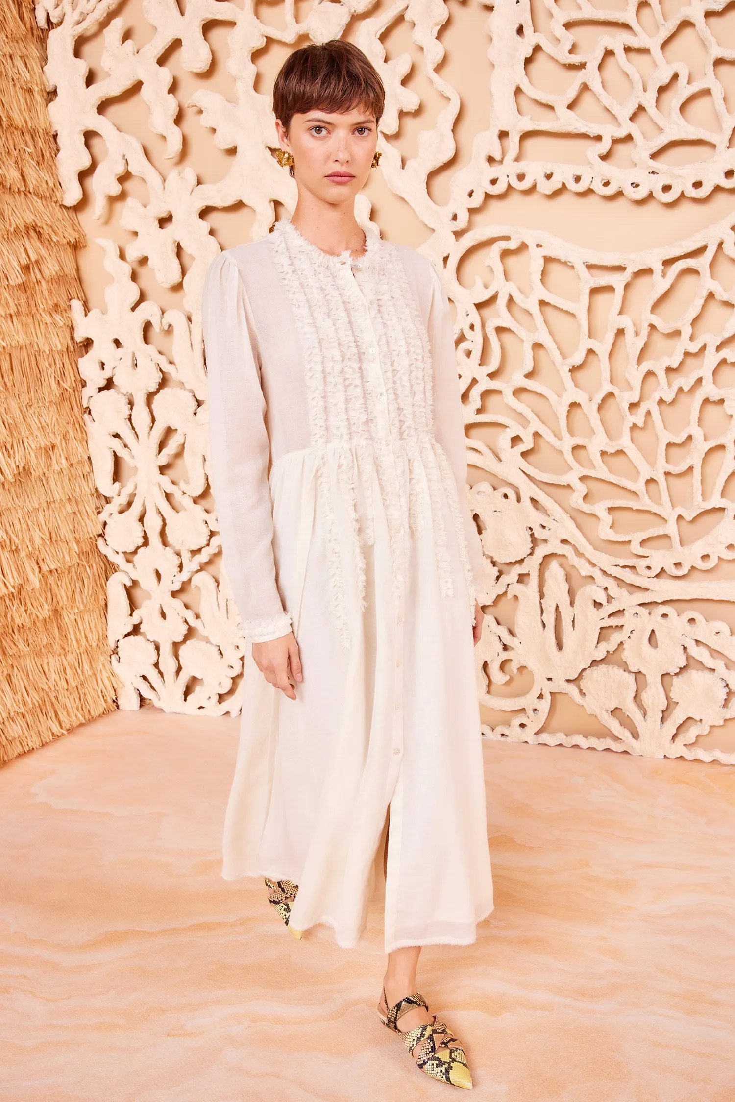 Leonie Dress - Cowrie work ready