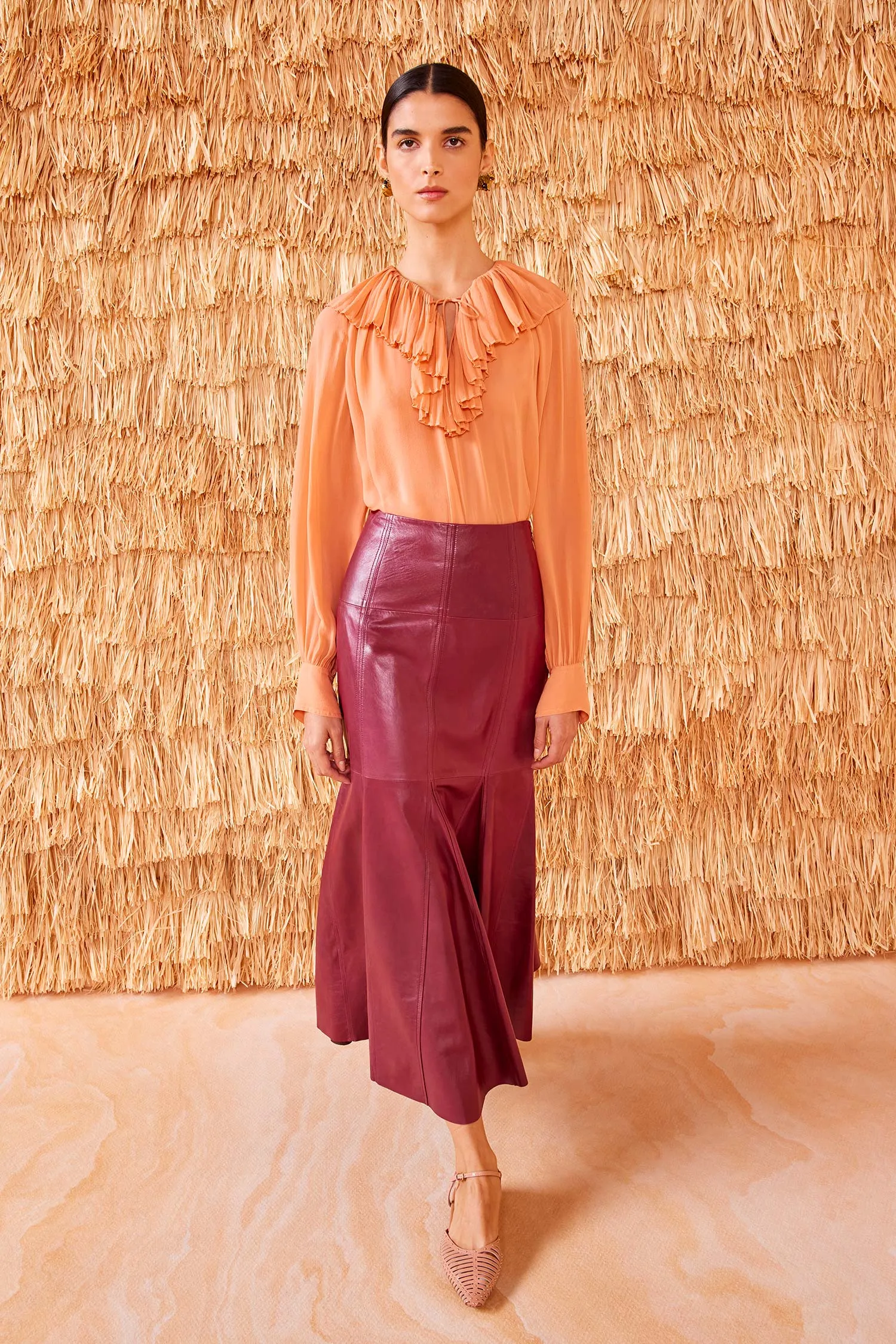 Lilia Blouse - Peony sleeve drop