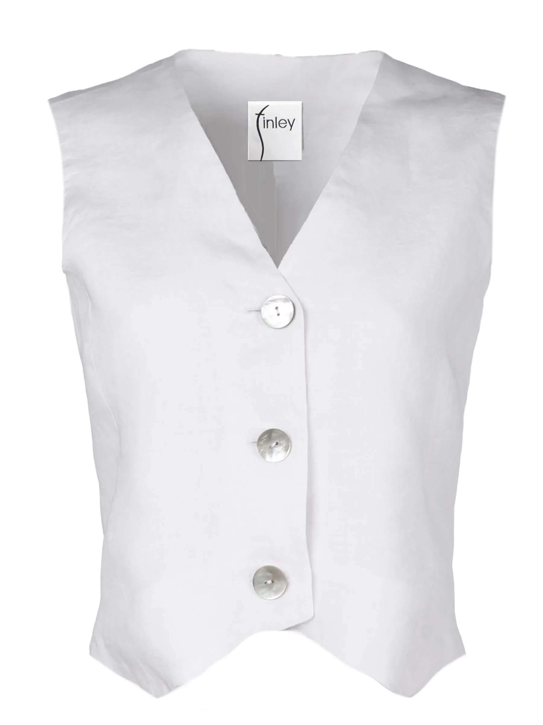 Linen Vest - Washed Linen body wrap