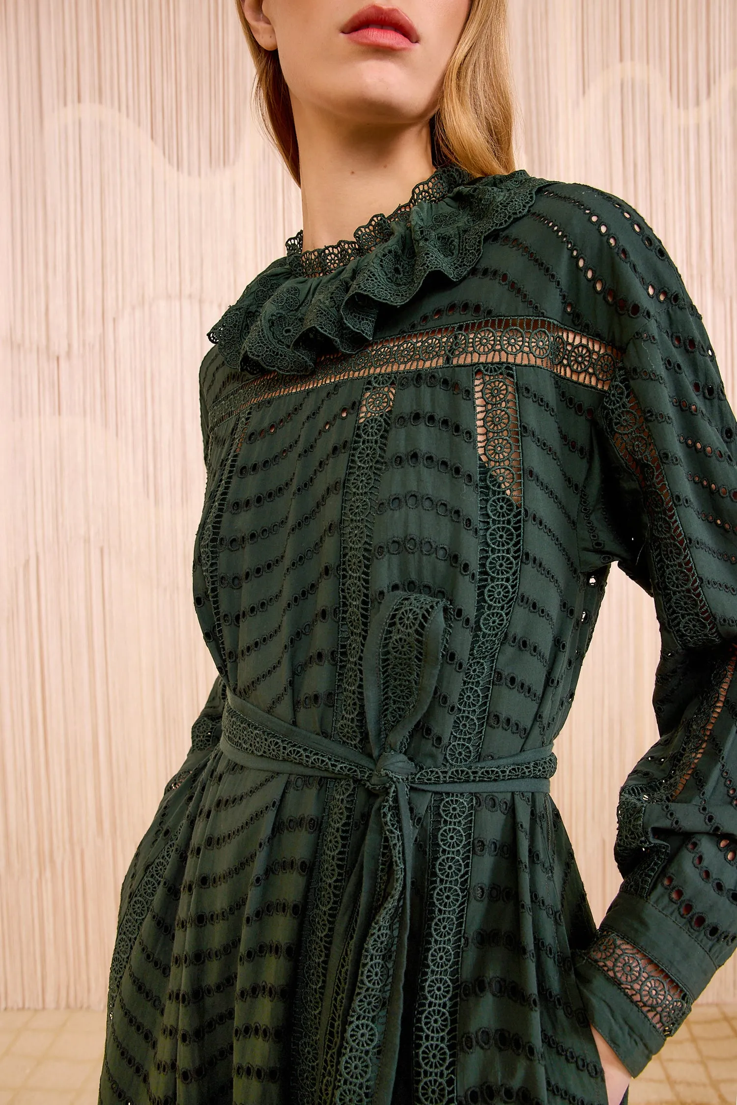Lyla Cotton Long Dress - Cypress grace vibe