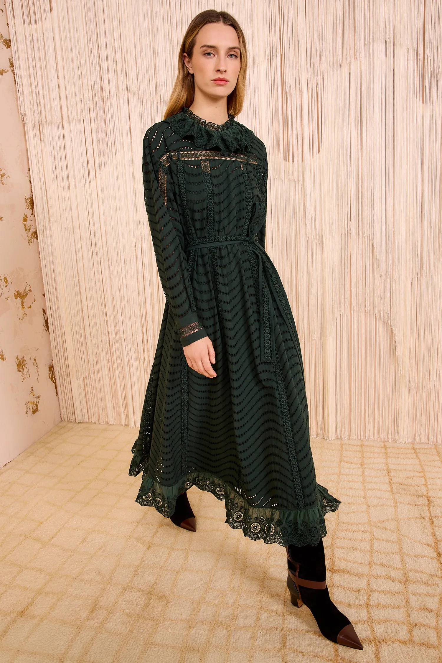 Lyla Cotton Long Dress - Cypress grace vibe