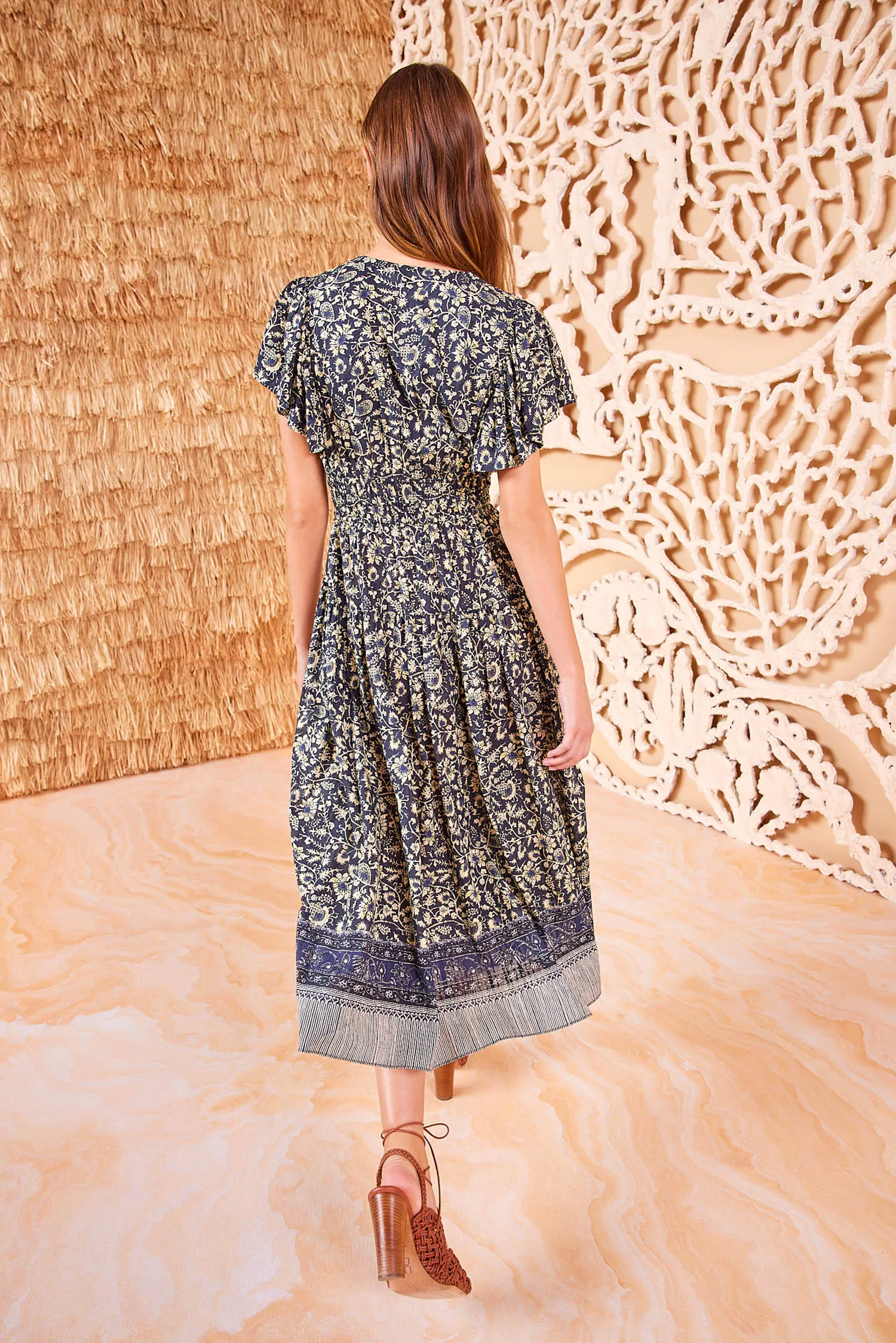 Lyria Dress - Raven cotton skin