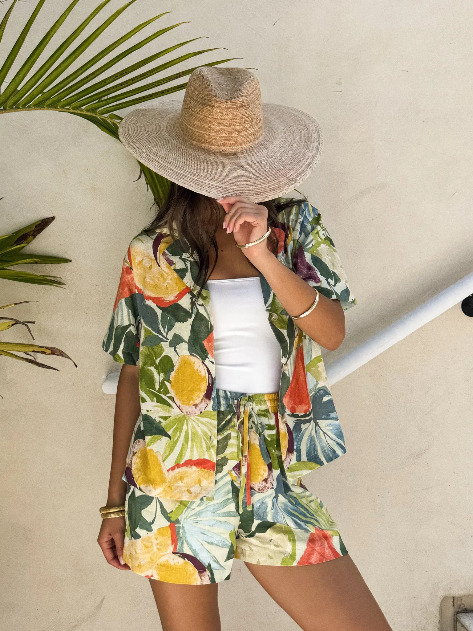 Mai Tai Linen Shorts airy feel