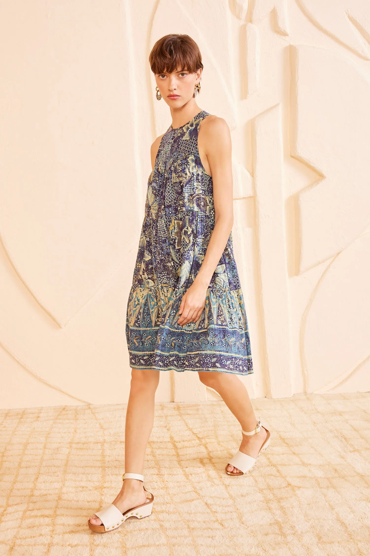 Mari Dress - Portofino cloud light