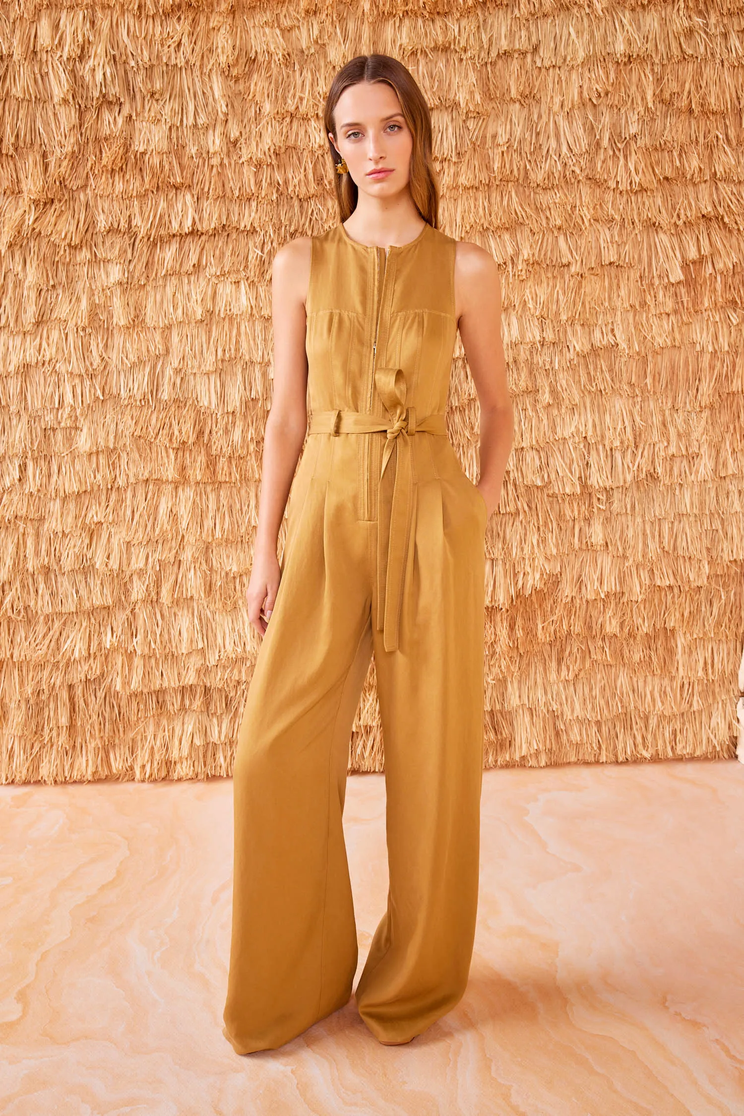 Marin Jumpsuit - Fawn corduroy base