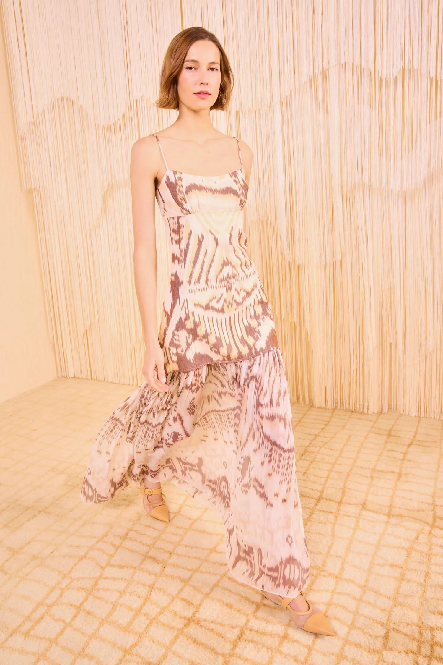 Marisol Drop Waist Gown - Moonstone body charm