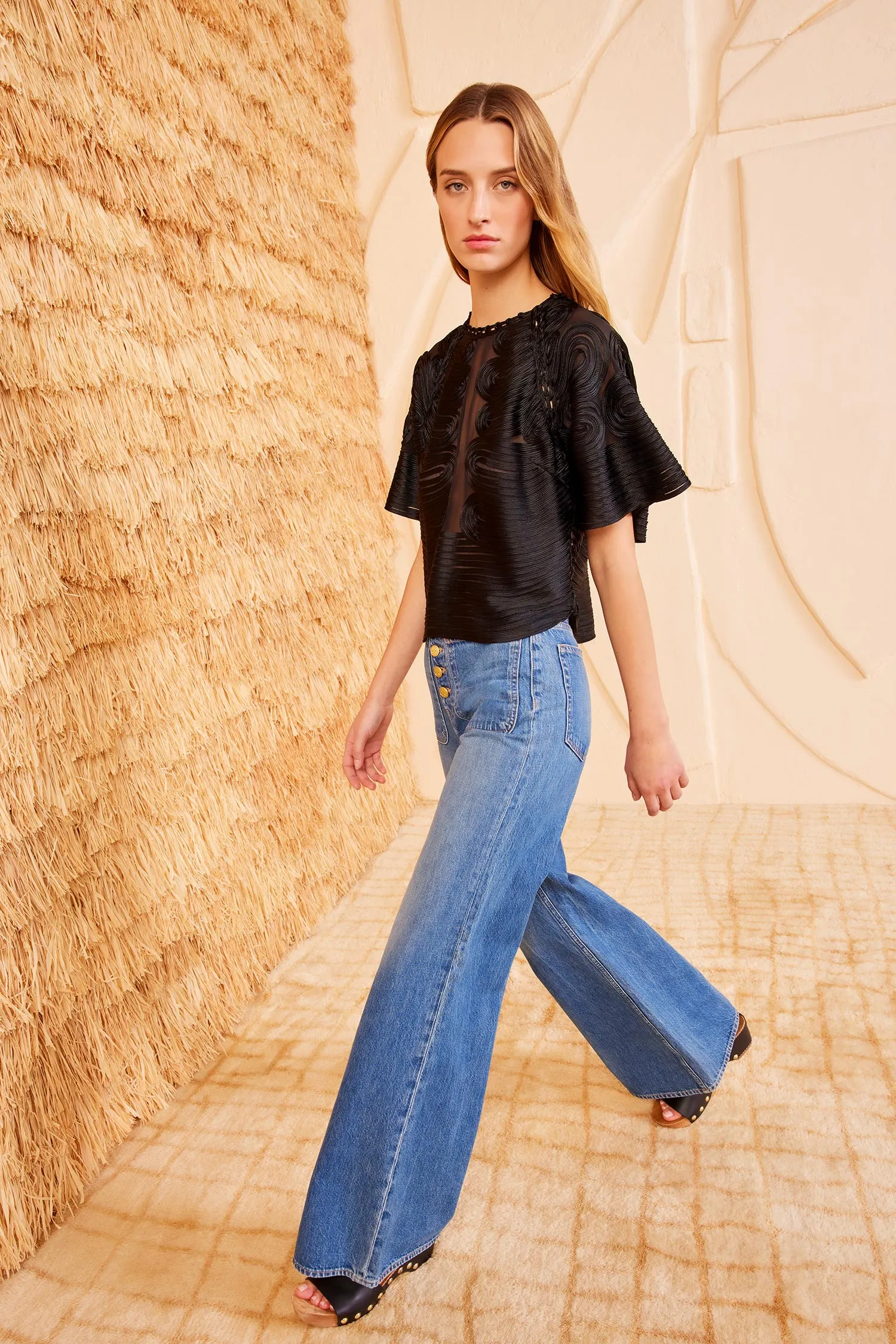 Marlo Top - Noir easy style