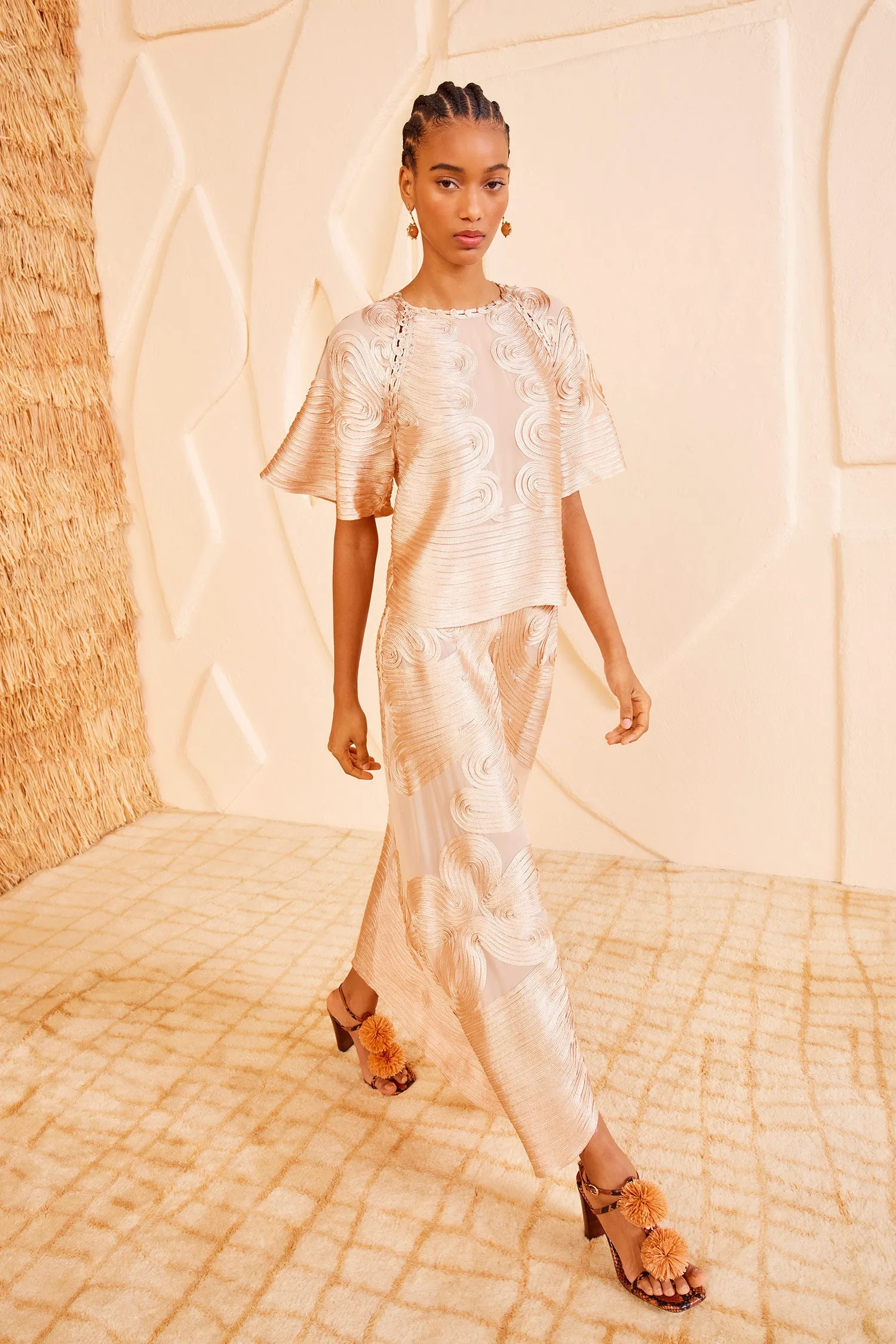 Marlo Top - Peony layer game