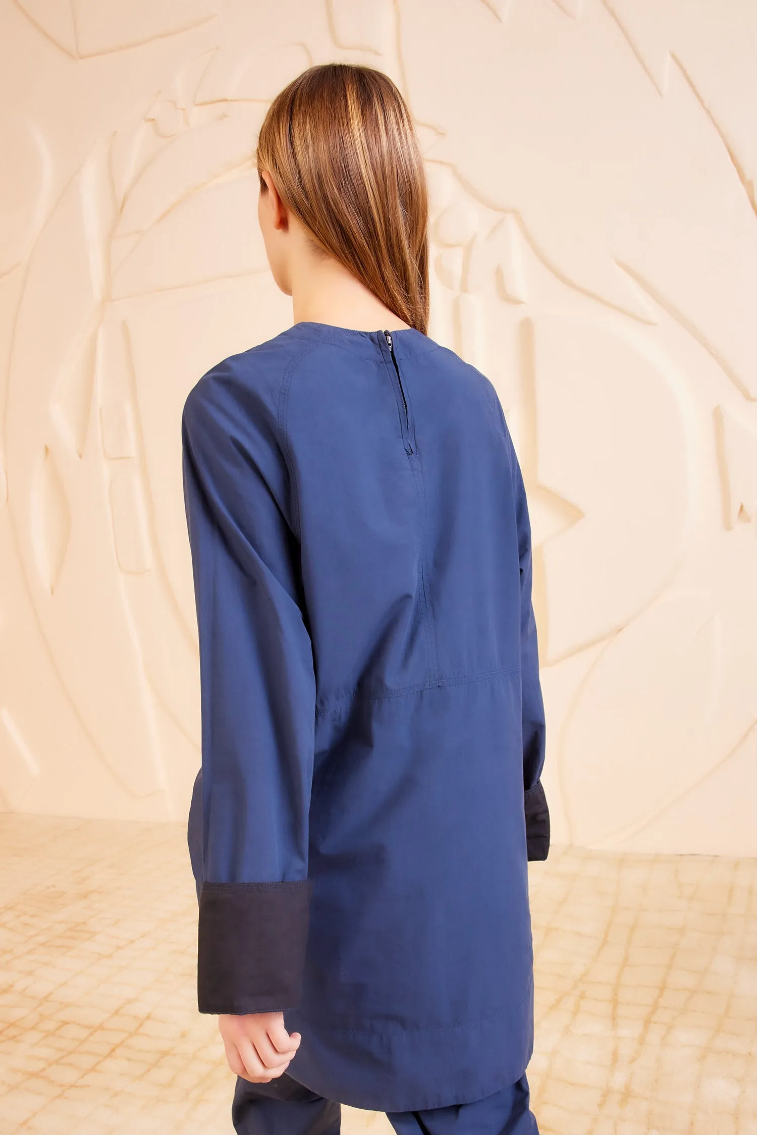 Michaela Dress - Twilight Colorblock bloom zone