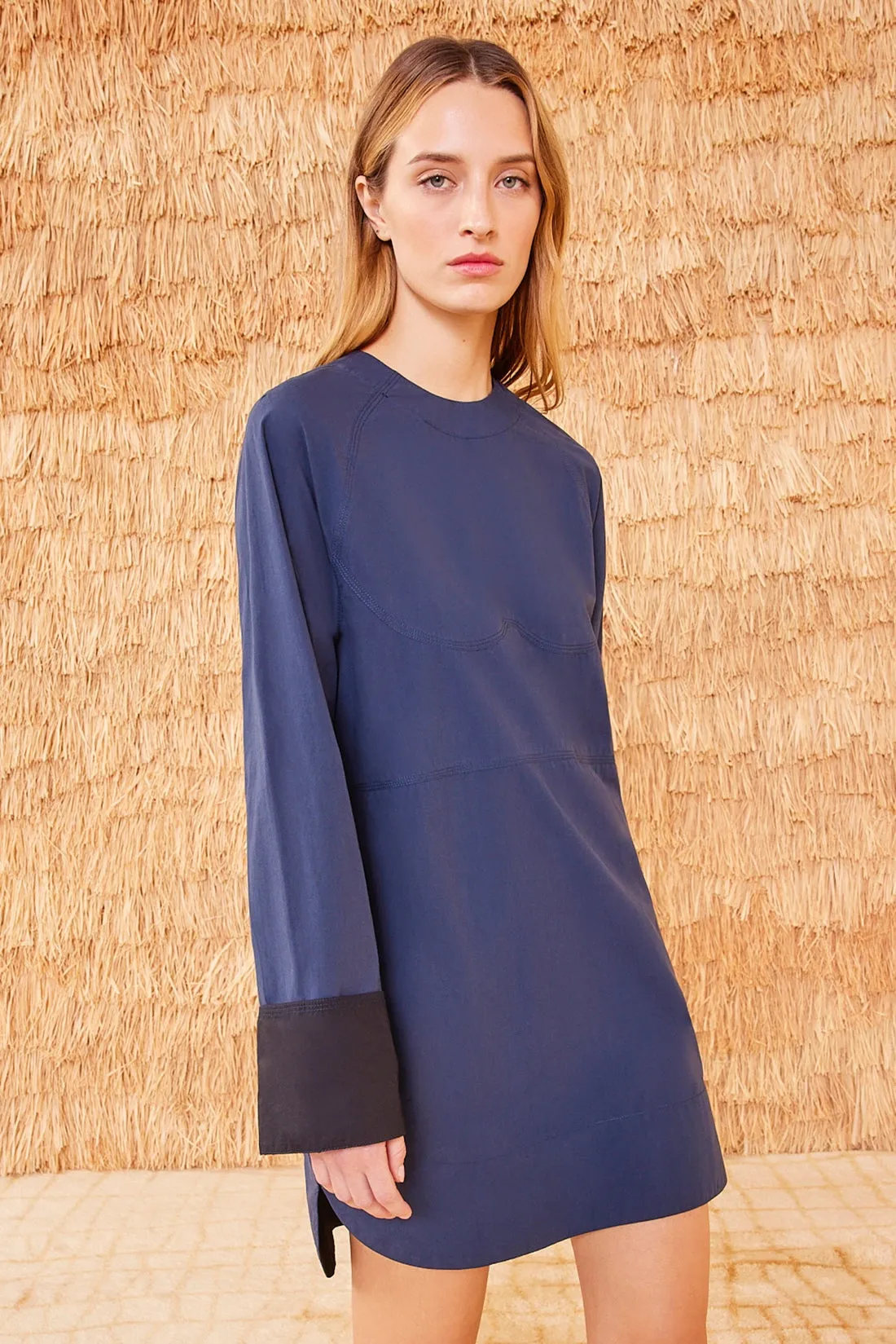 Michaela Dress - Twilight Colorblock bloom zone