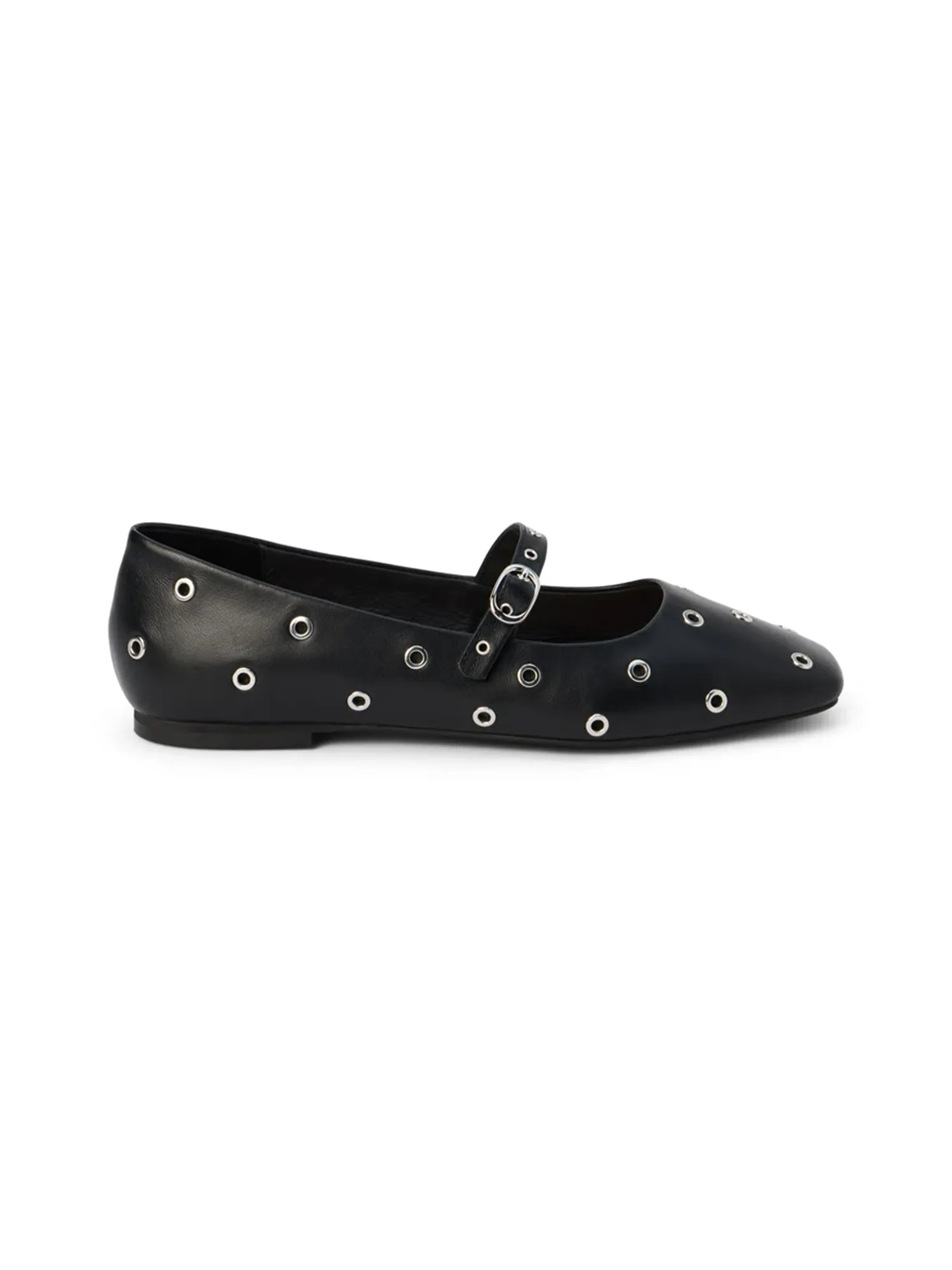 Mick Ballet Flats in Black pump glam