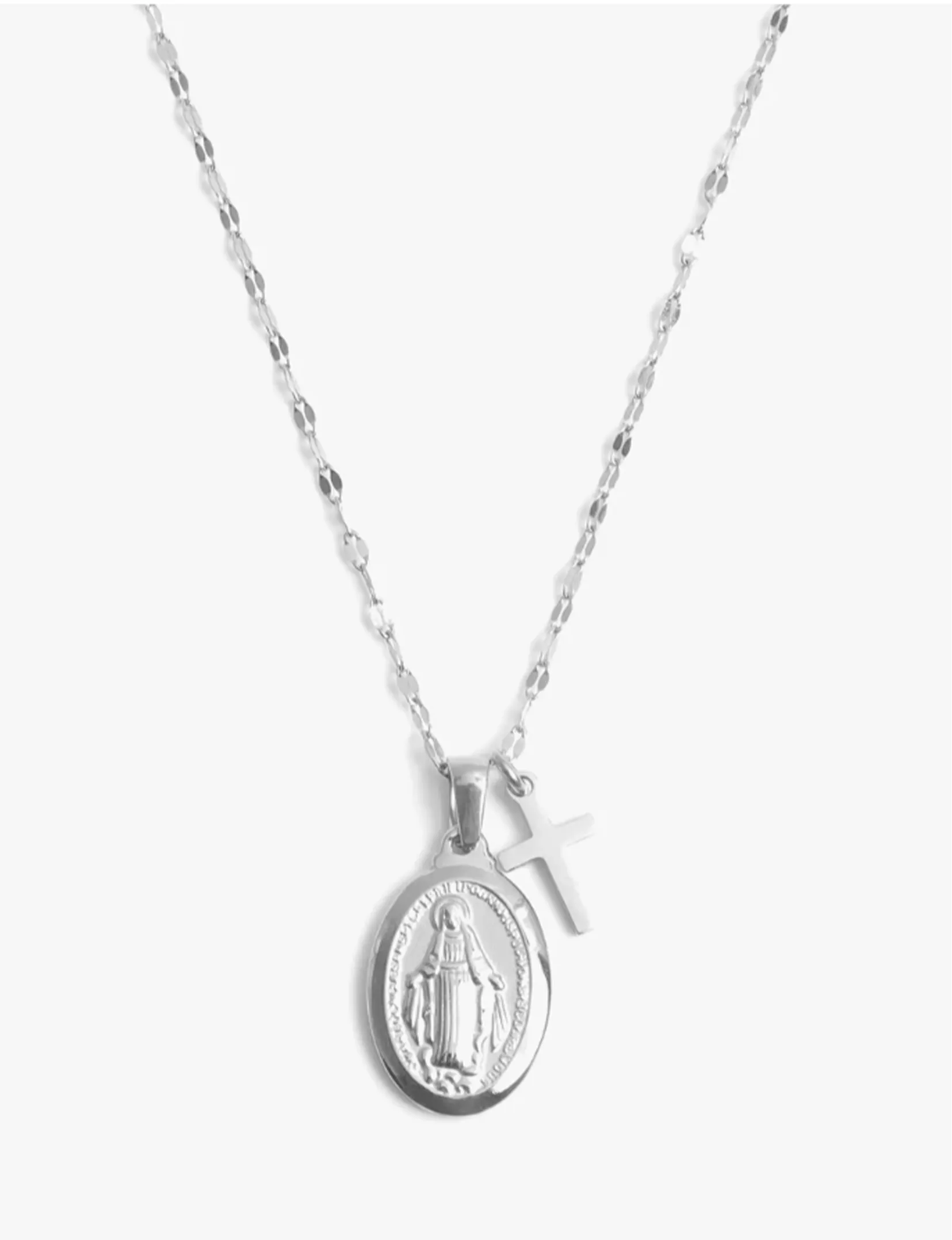 Miraculous Pendant, Silver grace twist