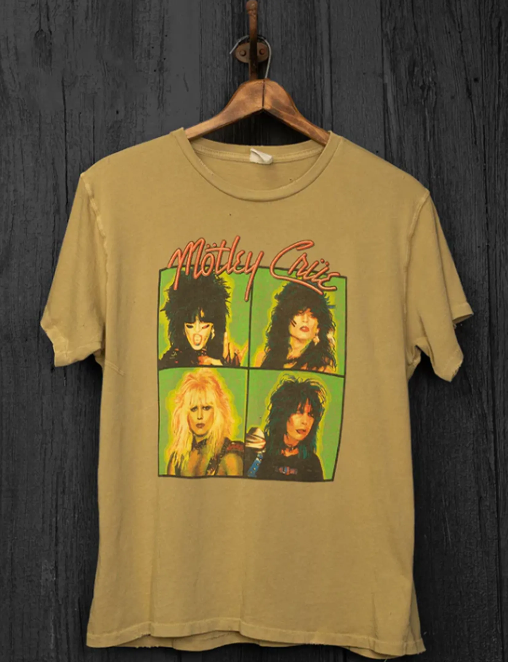 Mtley Cre Wild Side Tee, Sand plain touch