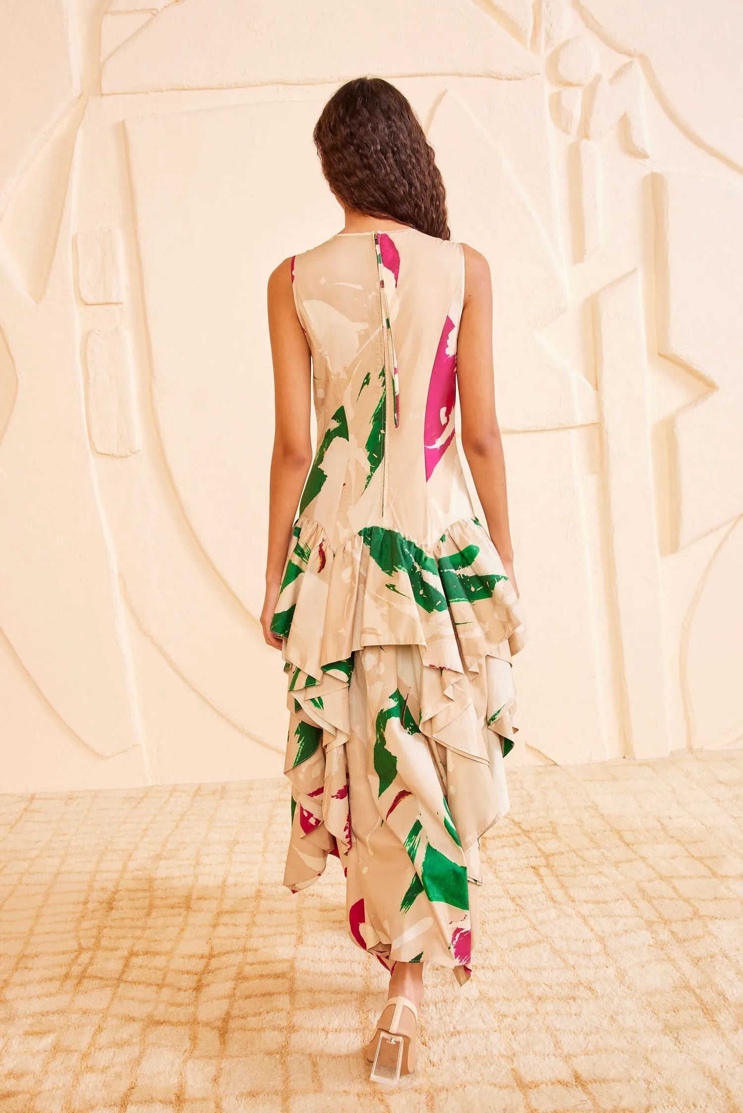 Mural Dress - Comet moment light
