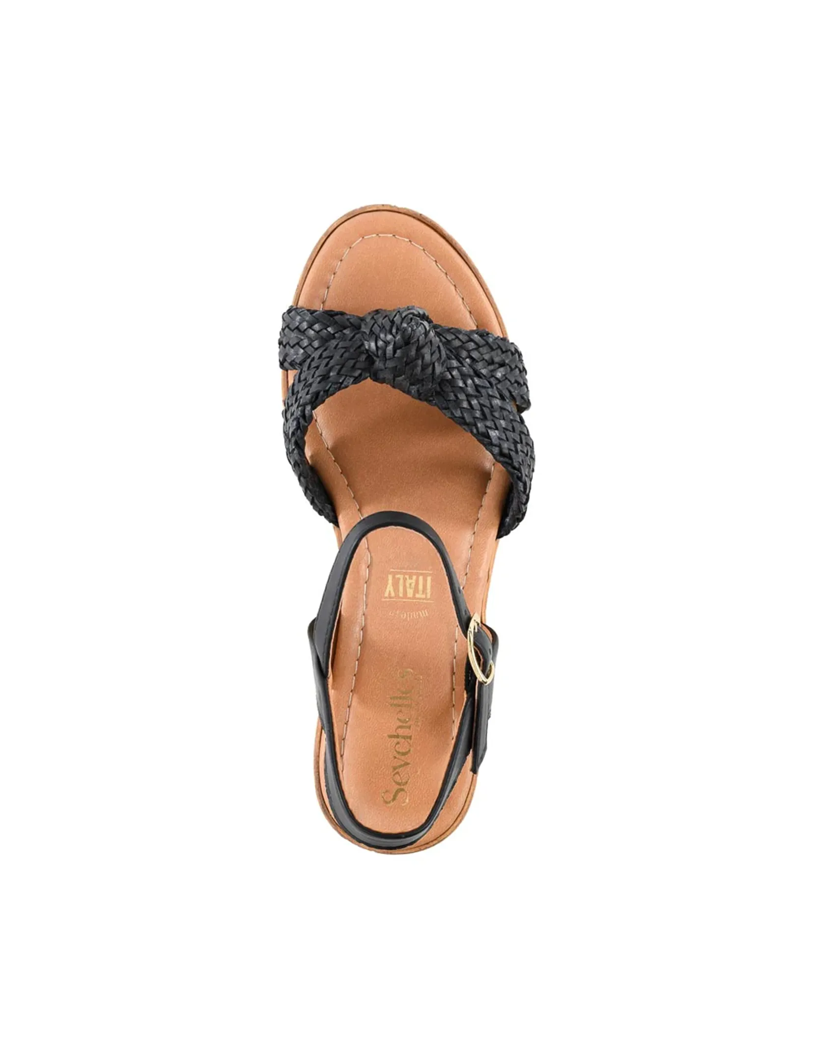 Musical Leather Sandal, Black speed grace