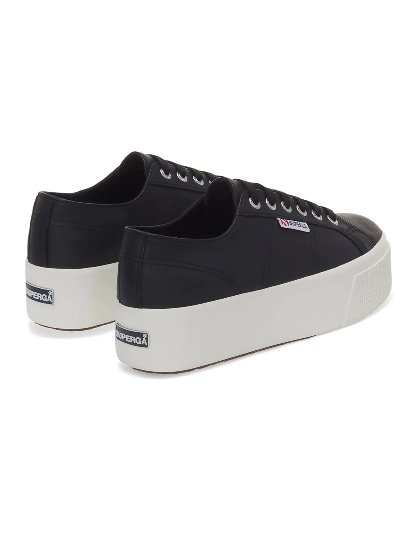 Nappa Leather Platform Sneaker 2790, Black style base