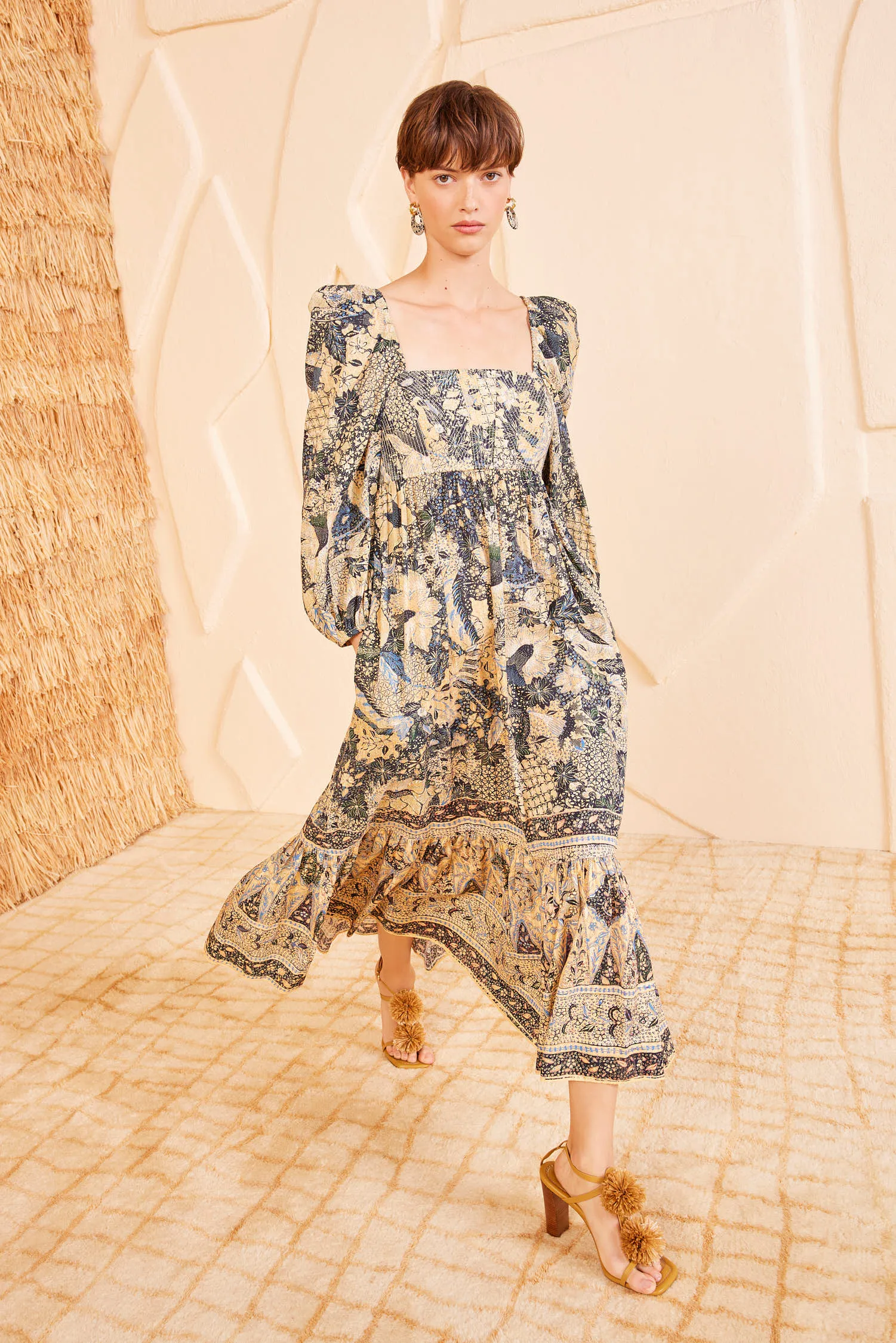 Natilda Dress - Bellflower retro mood