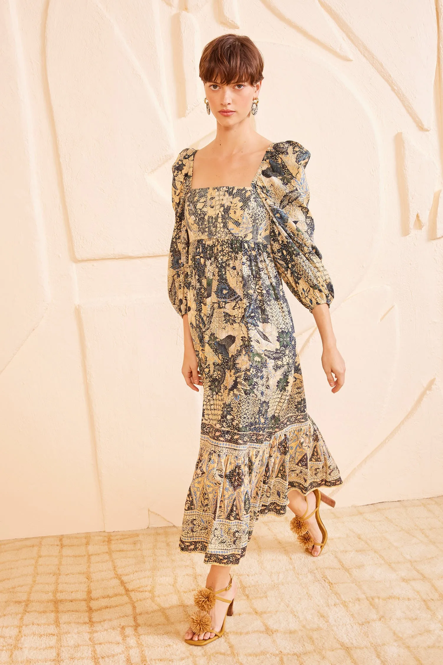 Natilda Dress - Bellflower retro mood