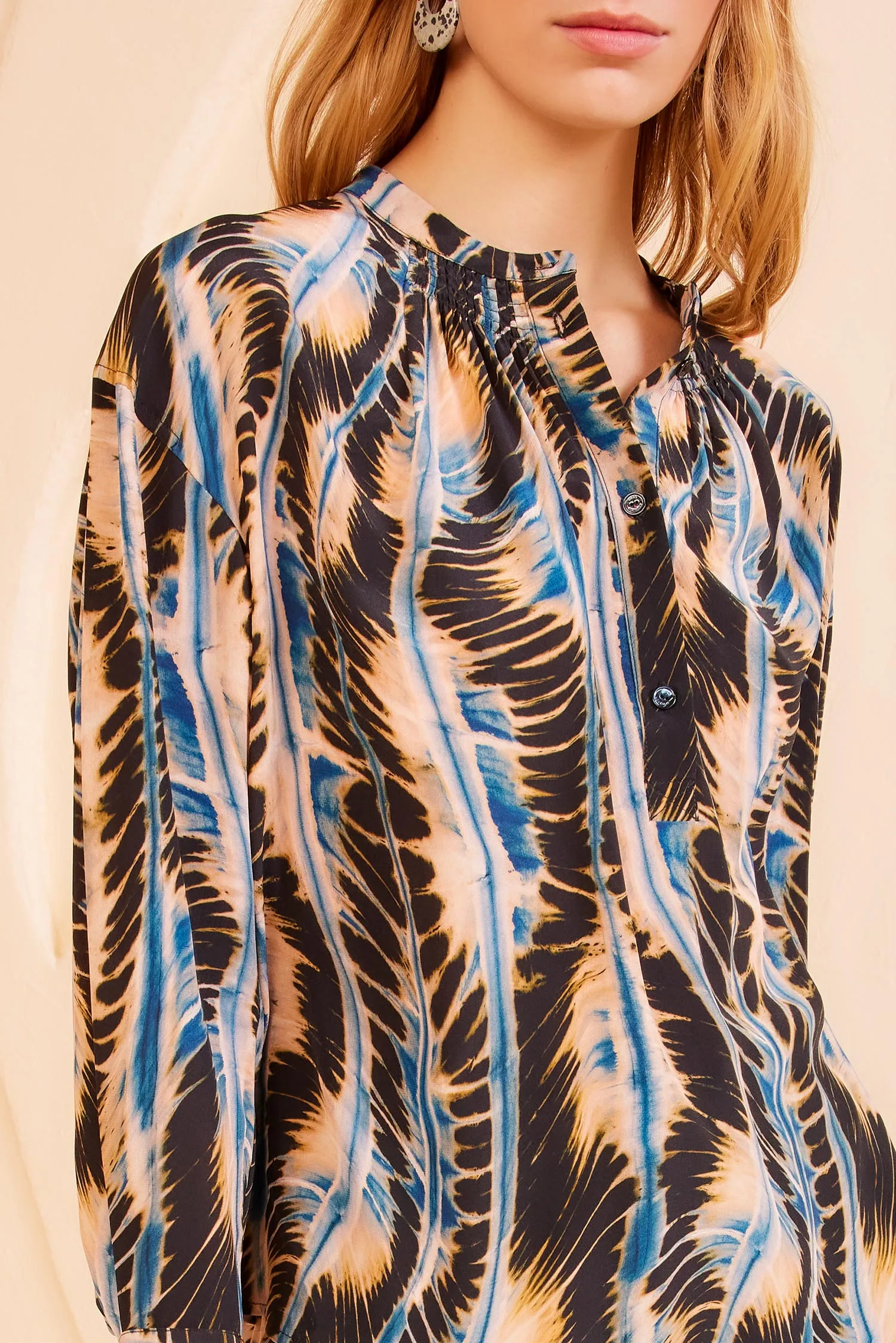 Nehir Blouse - River active mesh
